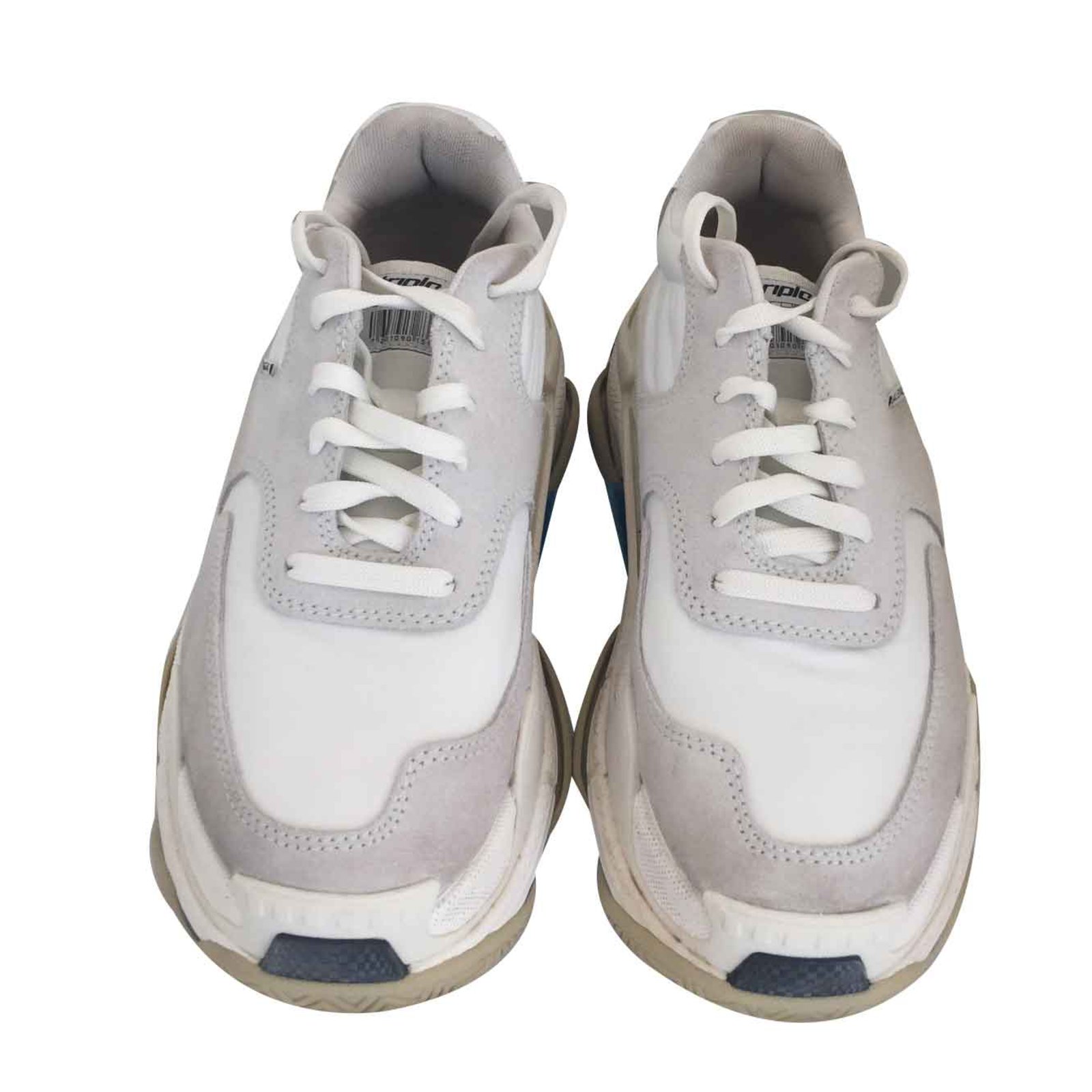 basket balenciaga homme beige