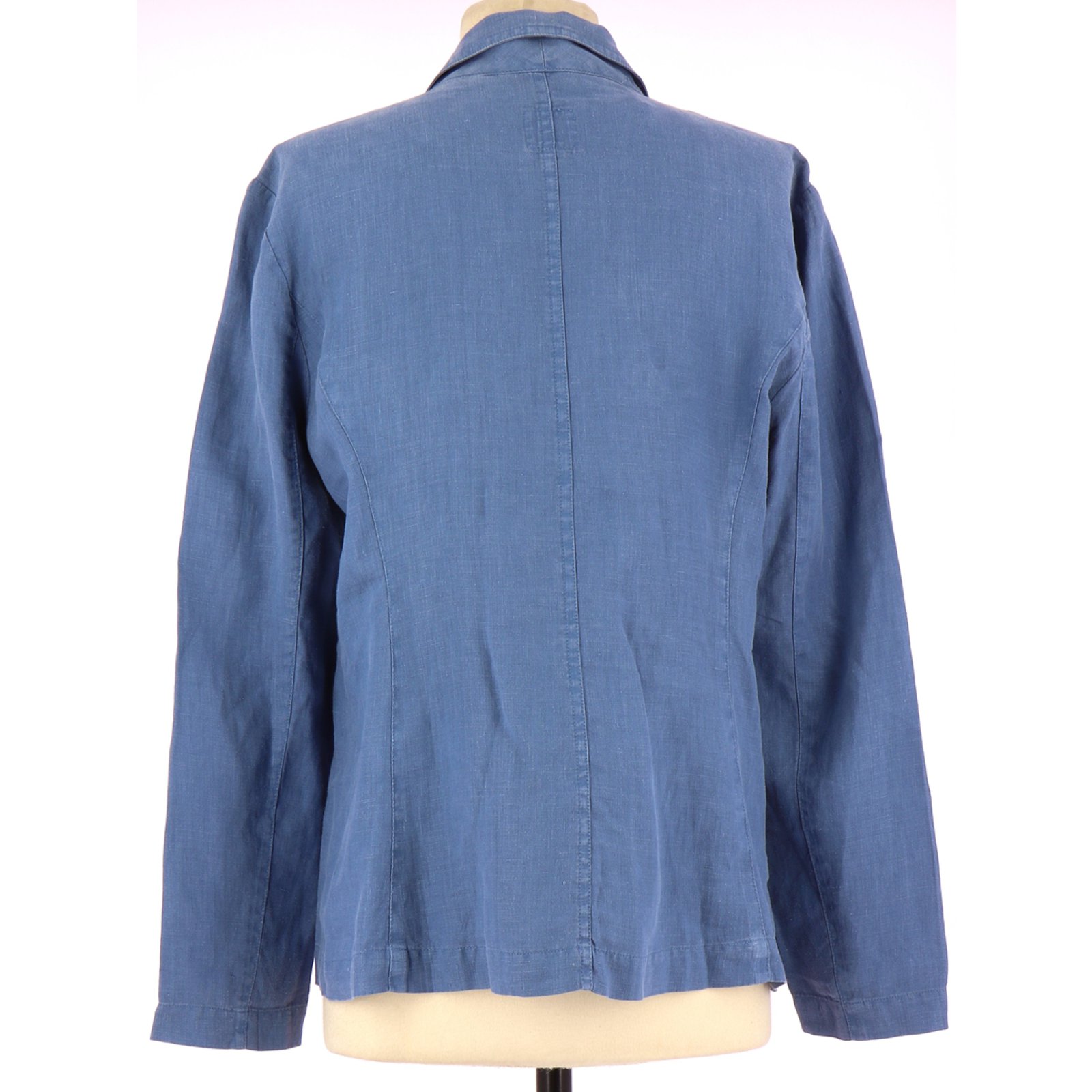 Bensimon Vest / Blazer Blue Linen ref.110621 - Joli Closet