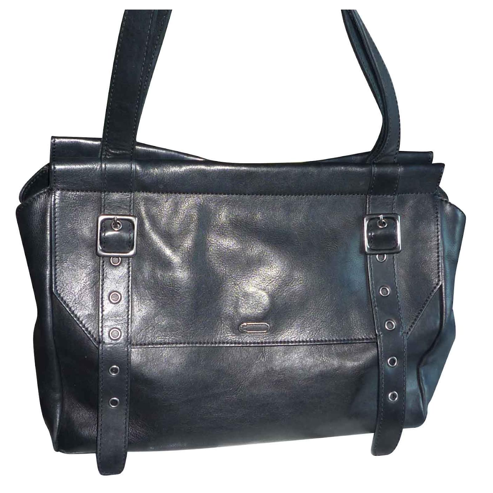 IKKS Cuir Noir ref.110845 - Joli Closet