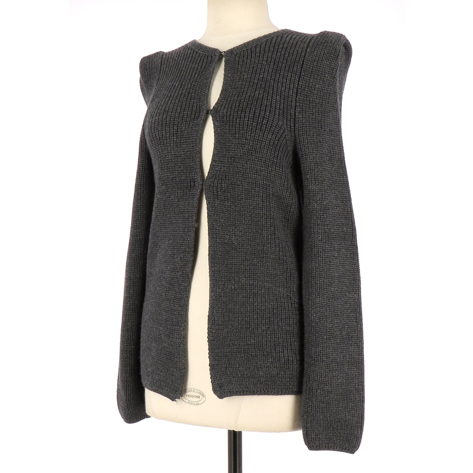 Maje Vest Grey Wool ref.110988 - Joli Closet