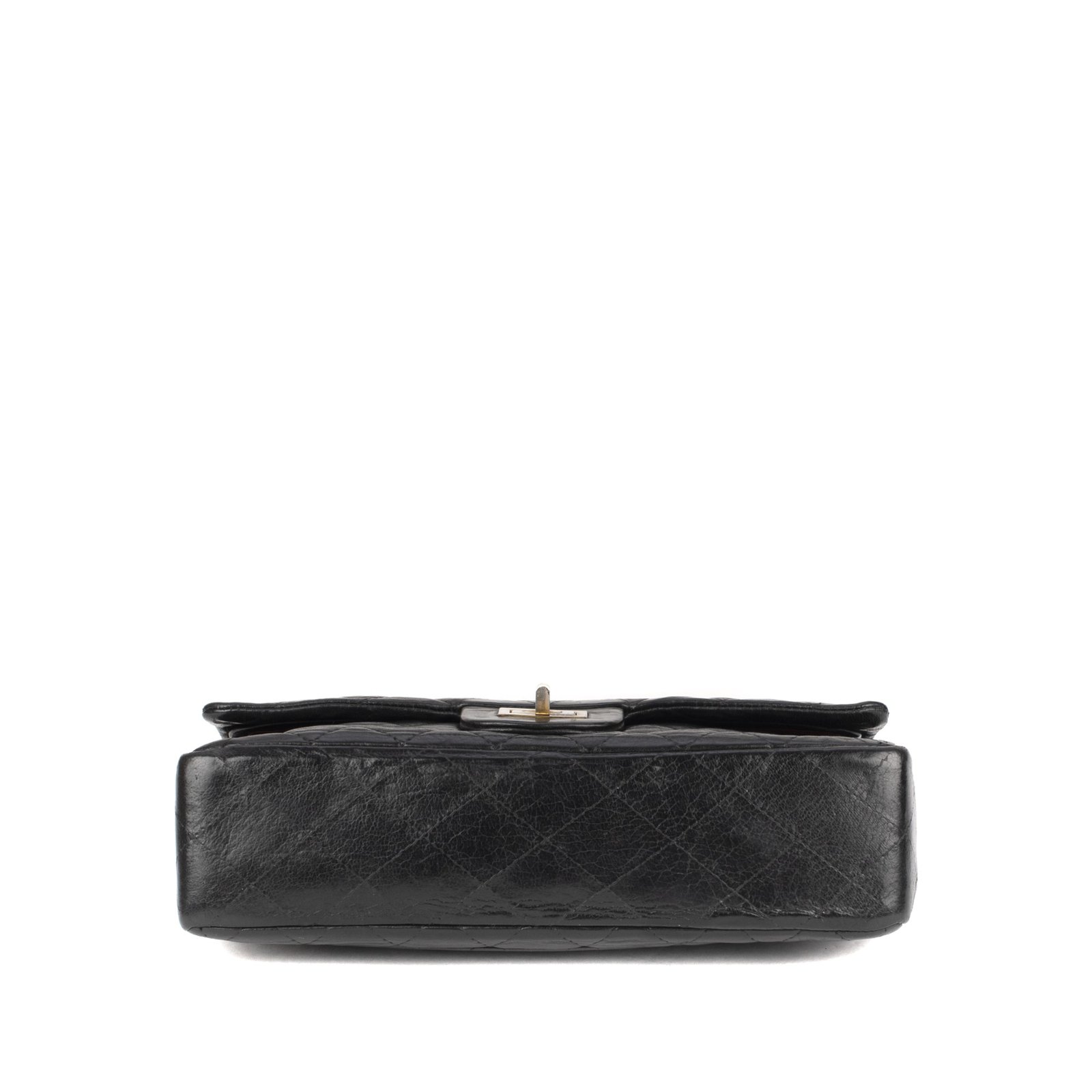 Chanel bag 2.55 vintage black quilted leather in good condition! ref.111240  - Joli Closet