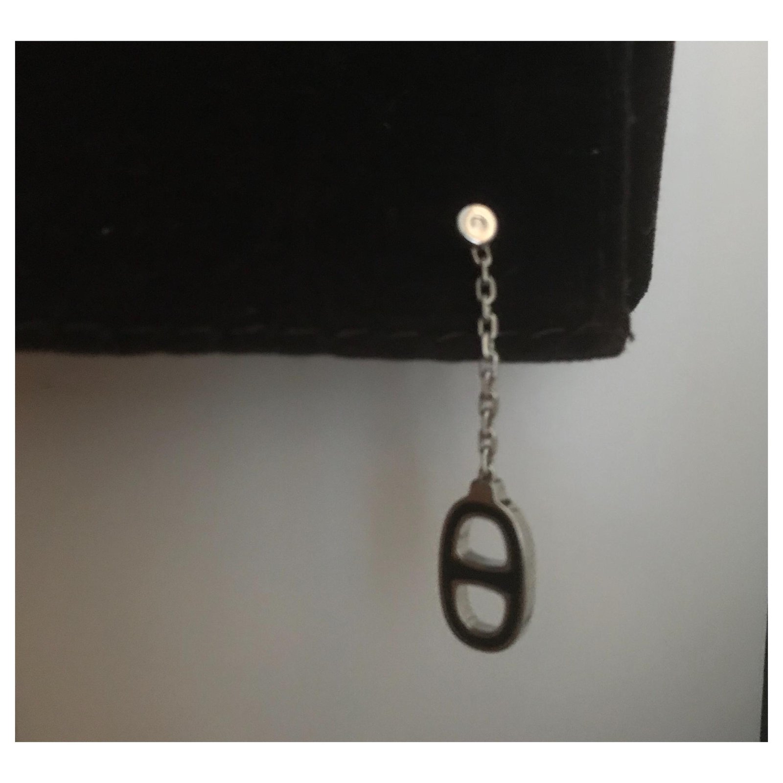 Black Hermès Iliade earrings ref.111738 - Joli Closet