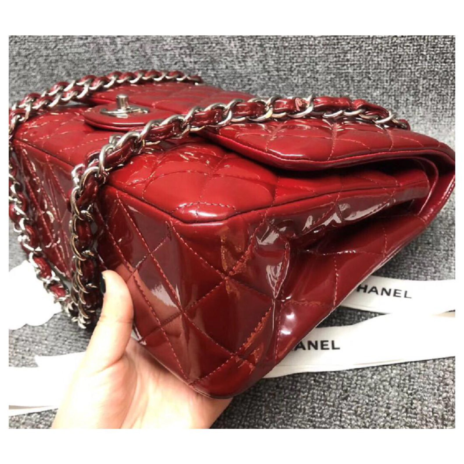 classic red chanel bag vintage