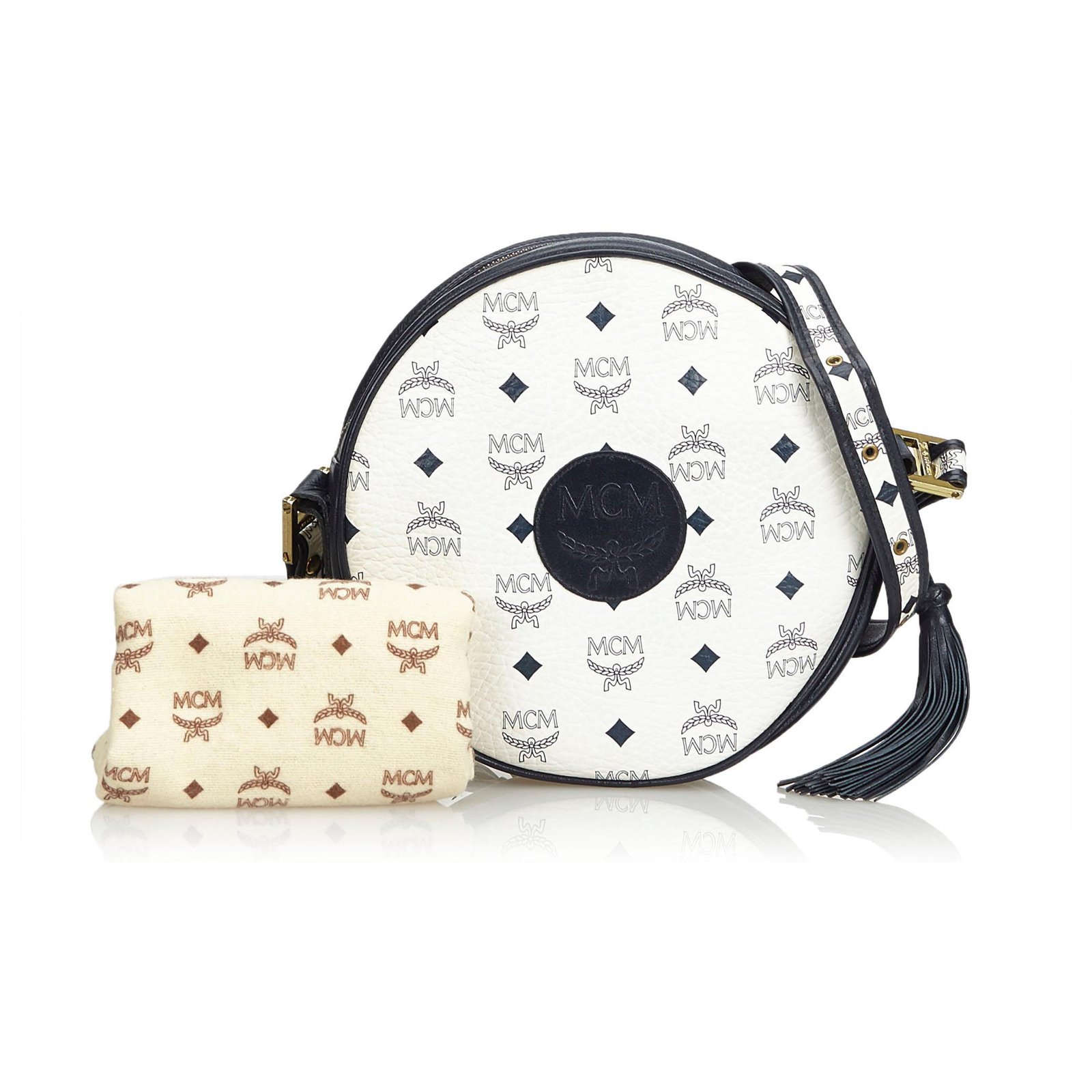 mcm white crossbody