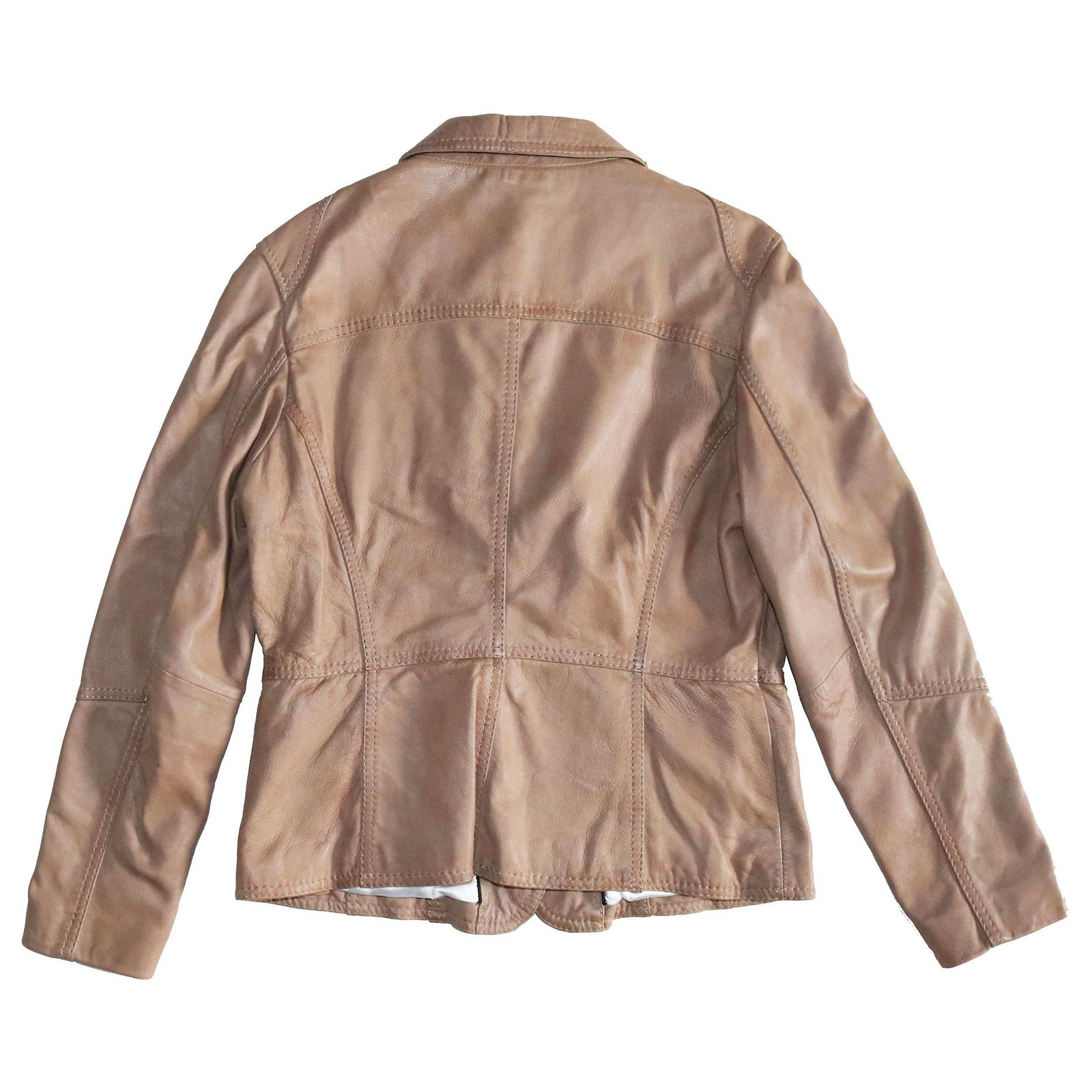 Veste En Cuir De Chèvre Oakwood Pour Homme - Marron - Taille M - Occasion Très Bon état
