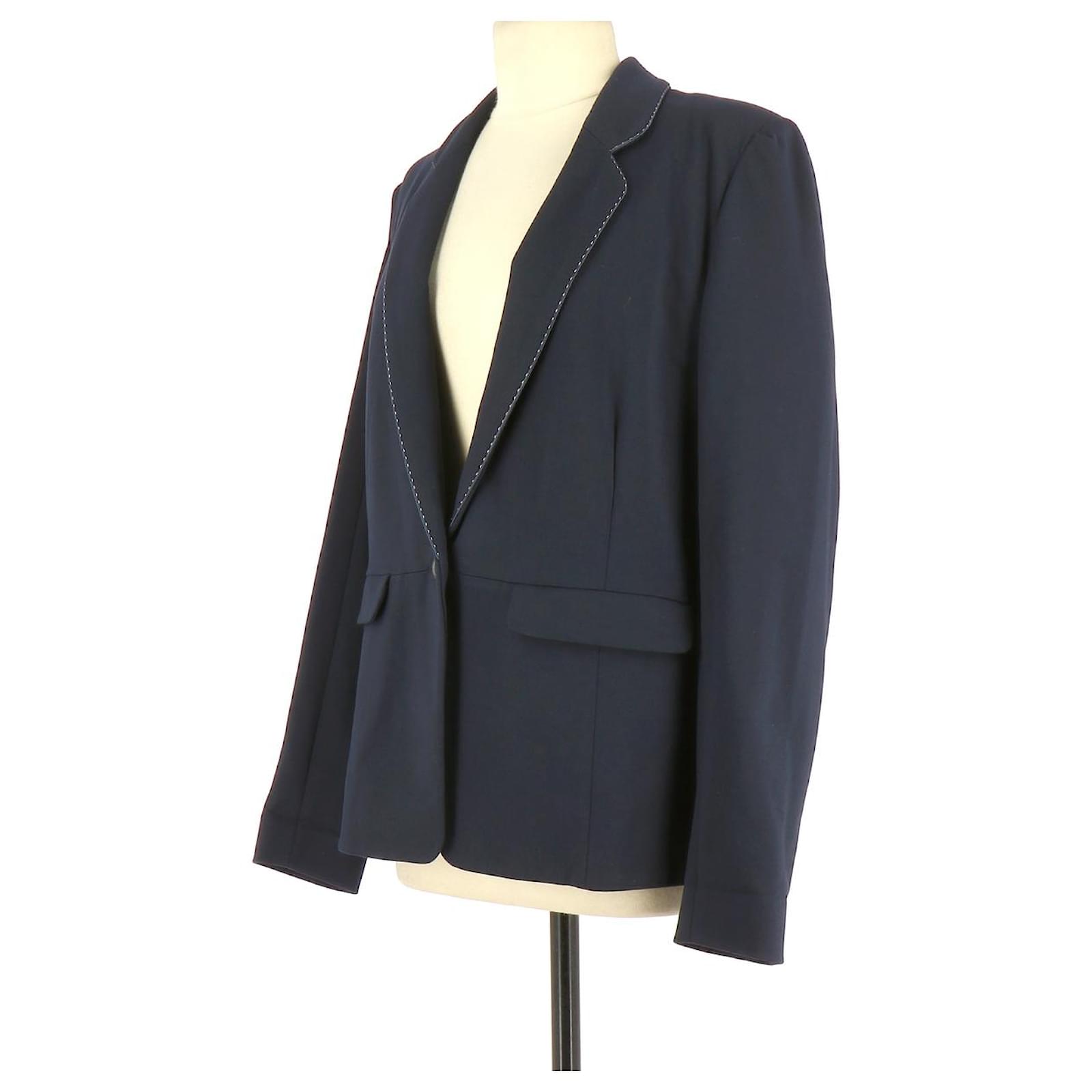 Ikks Veste / Blazer Coton Bleu Marine ref.112974 - Joli Closet