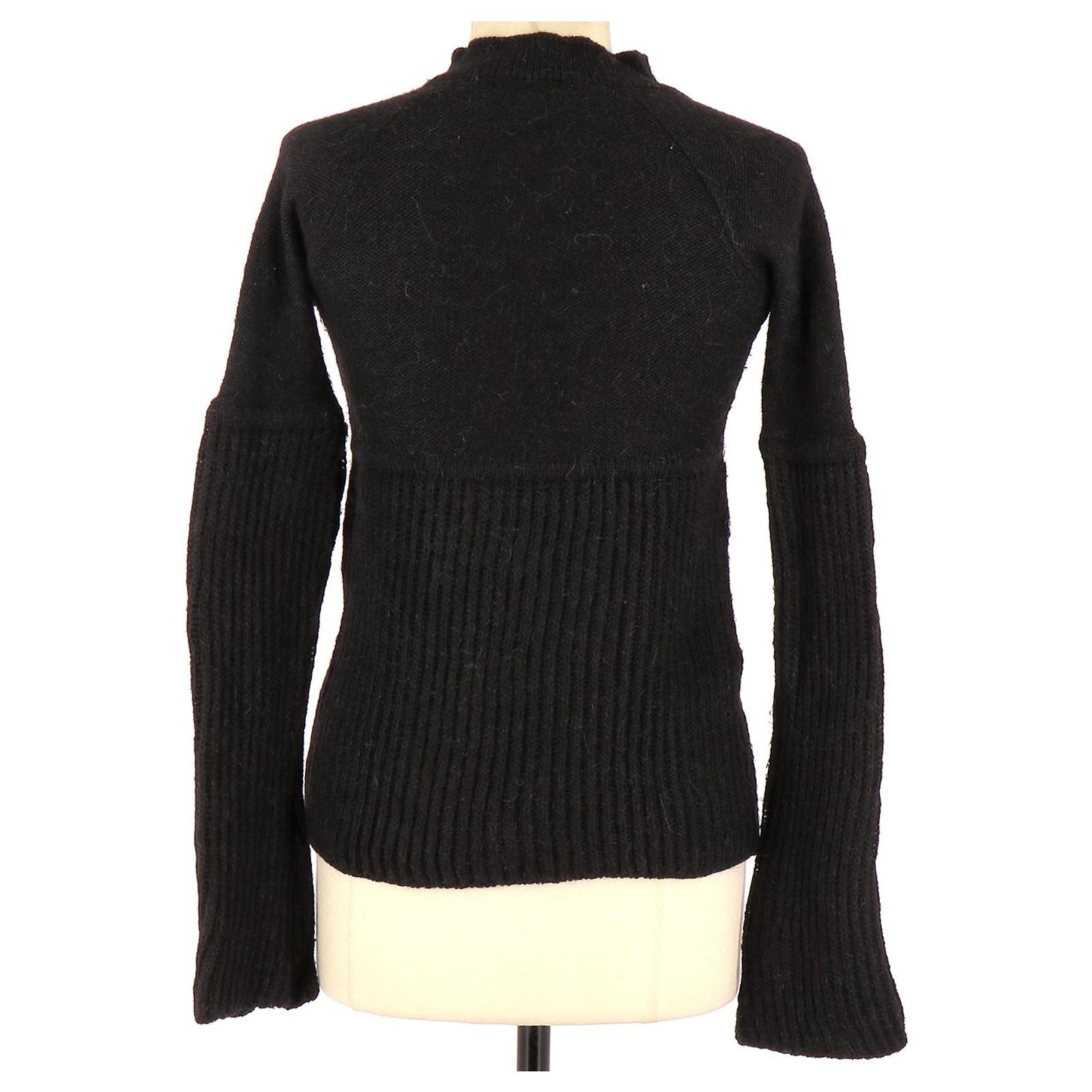 Pull Laine Noir Comptoir Des Cotonniers - Taille 38/40 (T2), Occasion Très Bon état