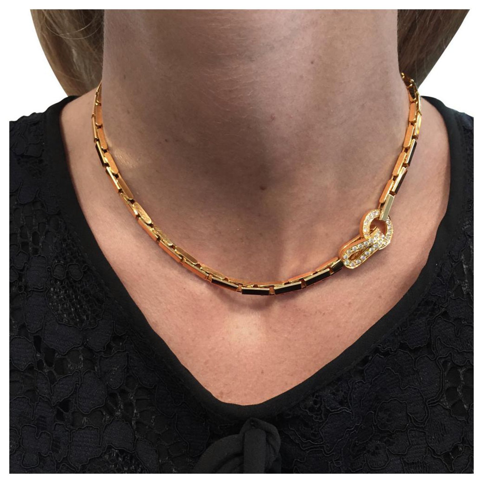cartier agrafe necklace