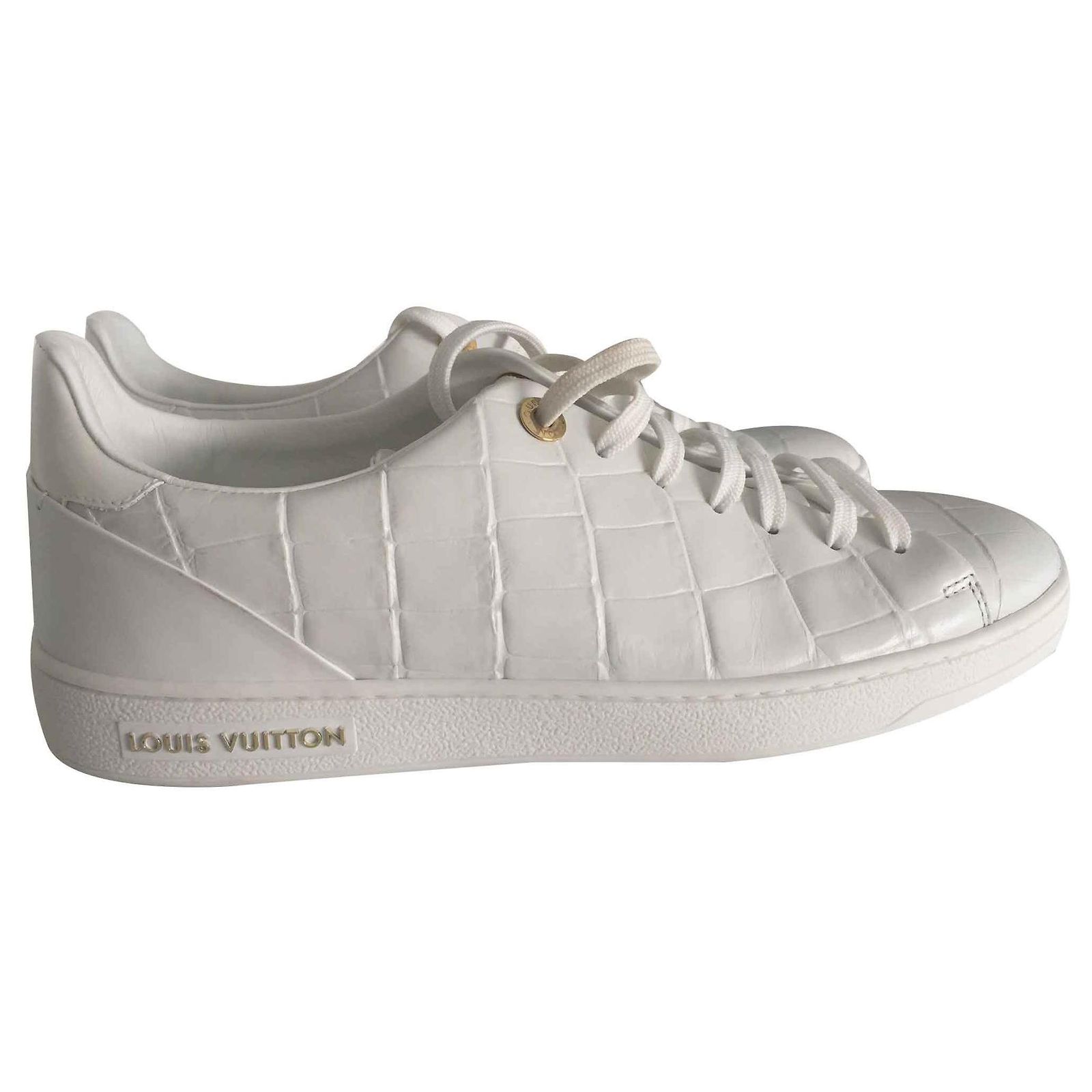 louis vuitton frontrow trainers white