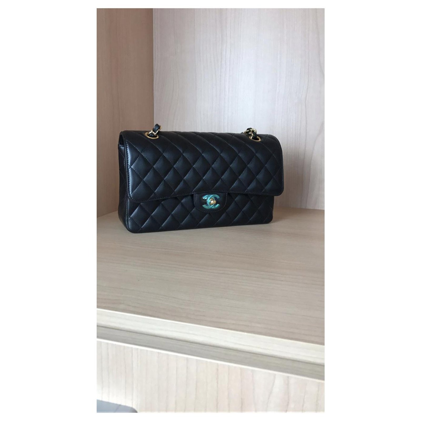 CHANEL lined FLAP CLASSIC BAG