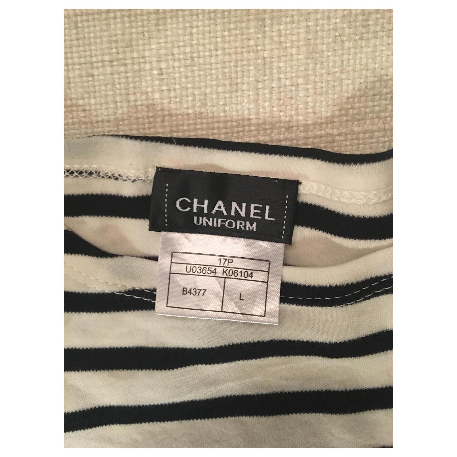 Sailor Chanel Uniform Beige Cotton ref.115578 Joli Closet