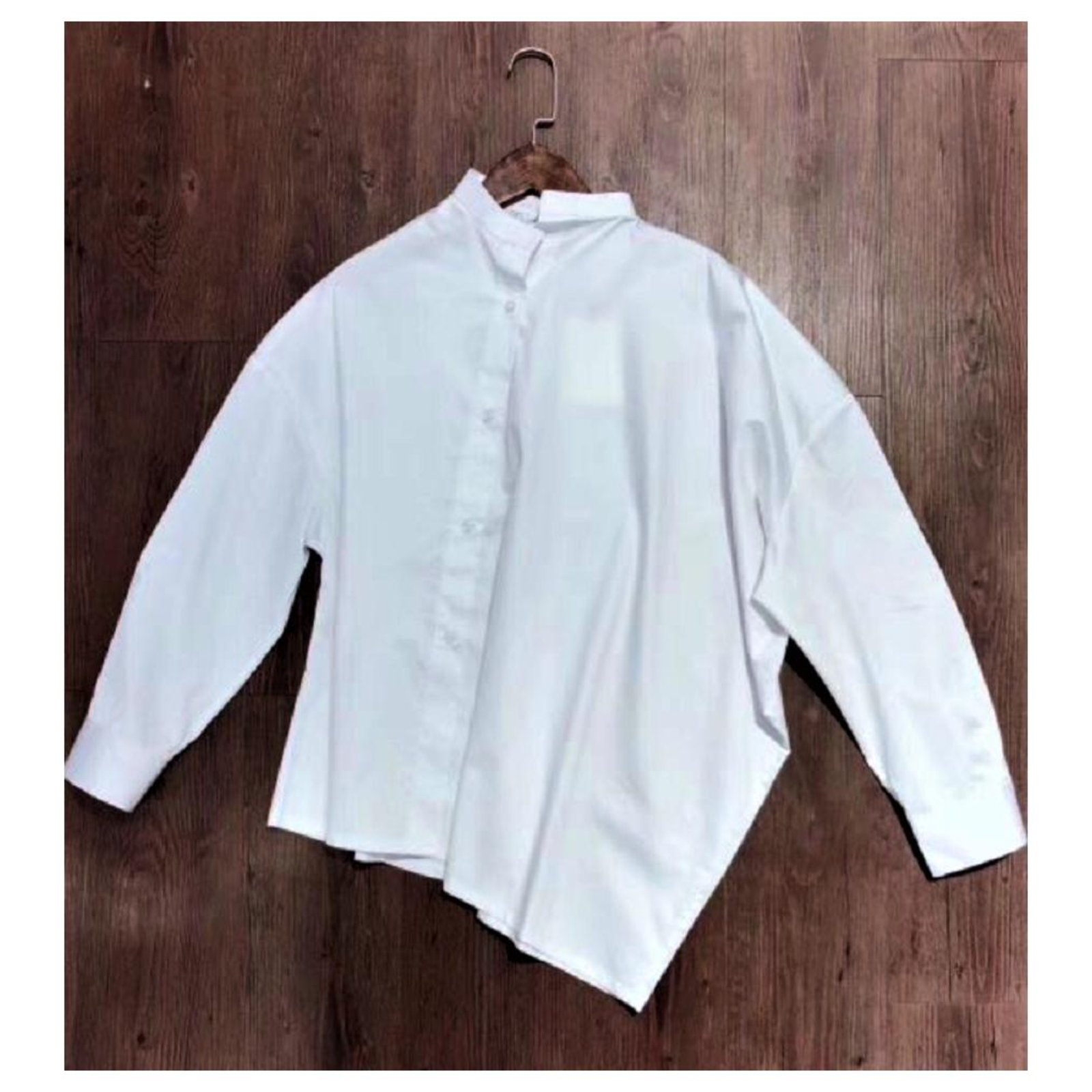 Totême Toteme asymmetrical white shirt blouse S Cotton ref.115580