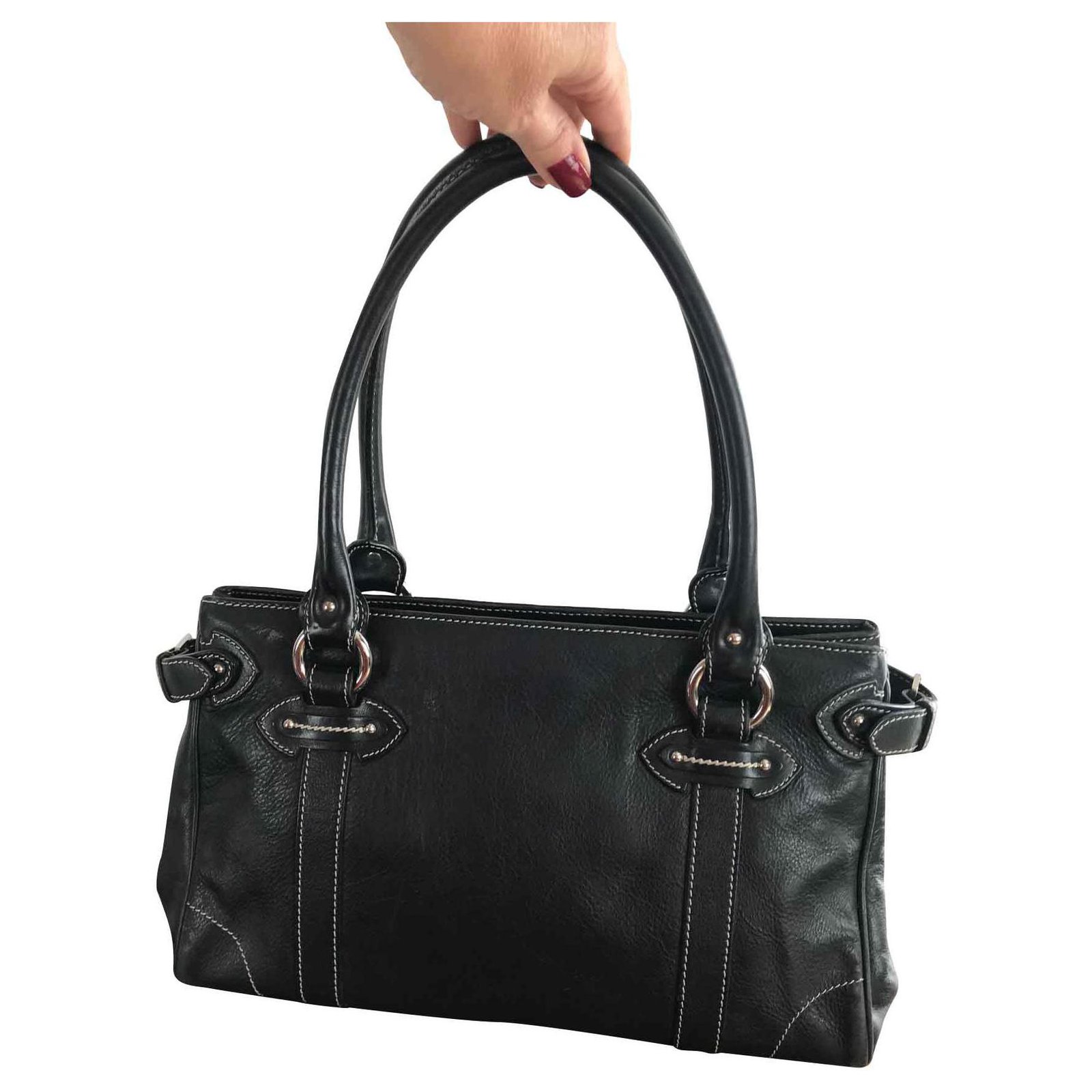 Christian Dior bag Black Leather ref.115950 - Joli Closet