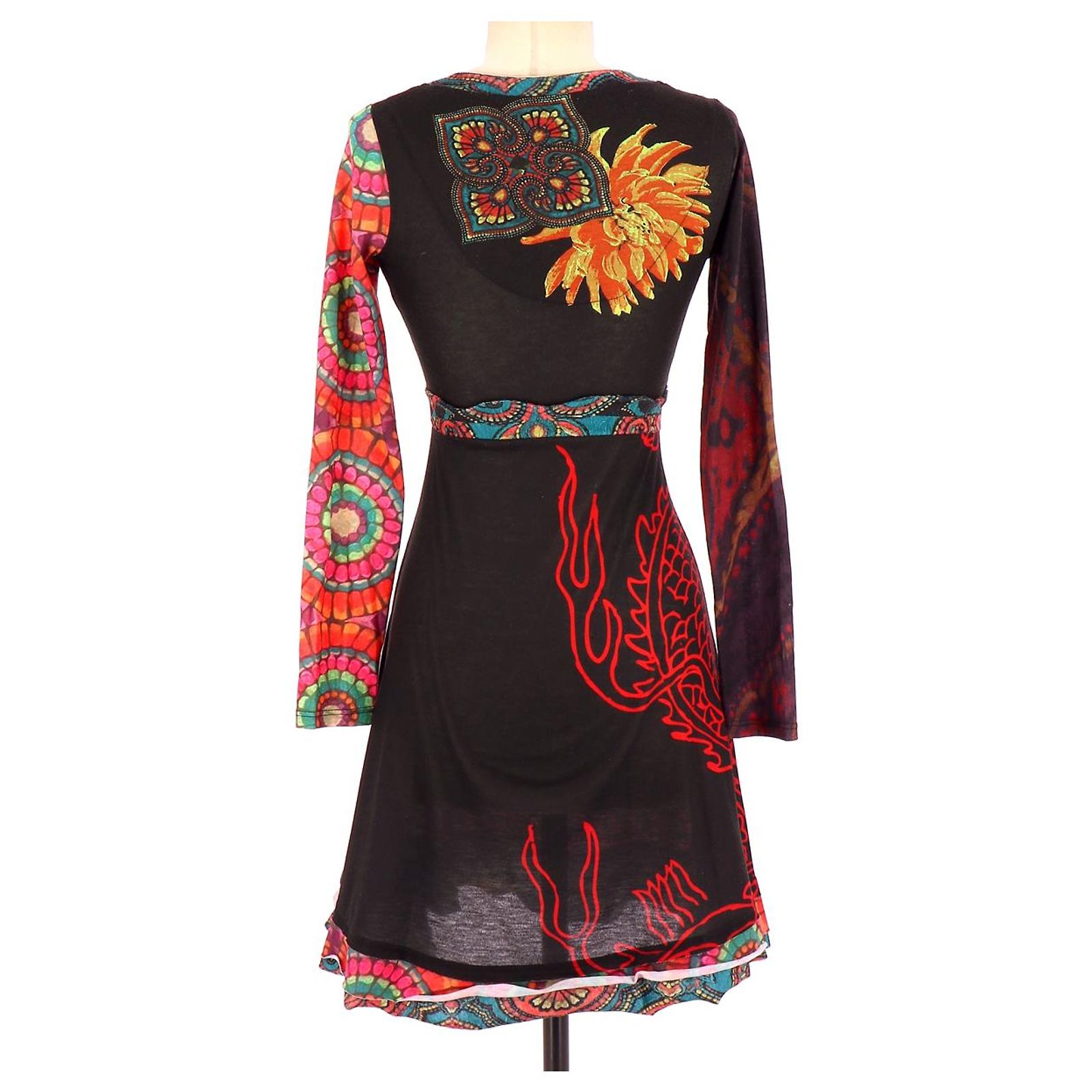 Robe DESIGUAL Occasion - Taille S - Très Bon État - Modèle Jolie Et Coloré (Typique Desigual)
