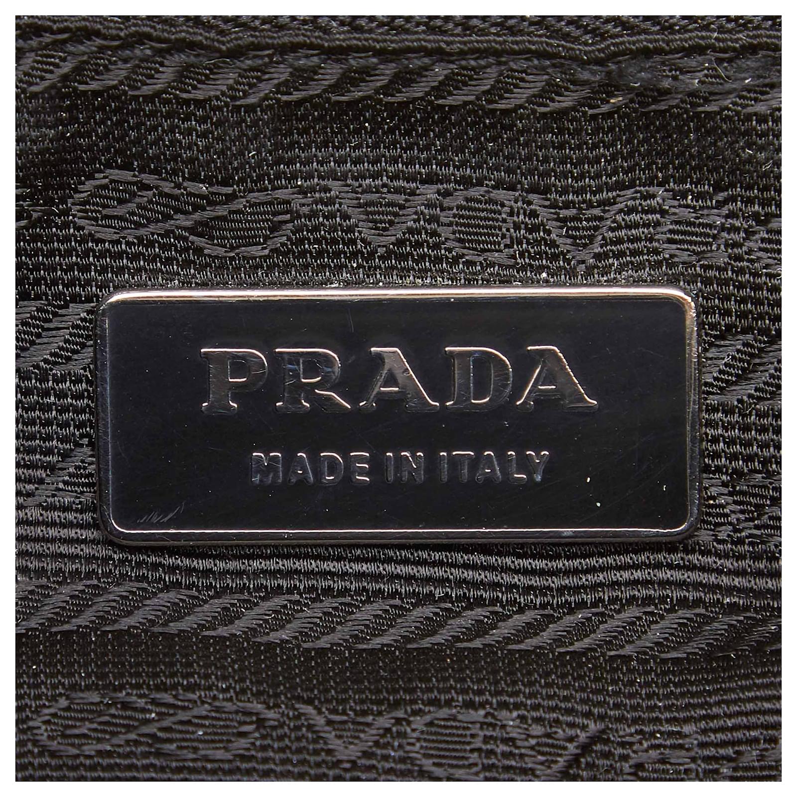 Prada Leather Hobo Bag Black Ref Joli Closet