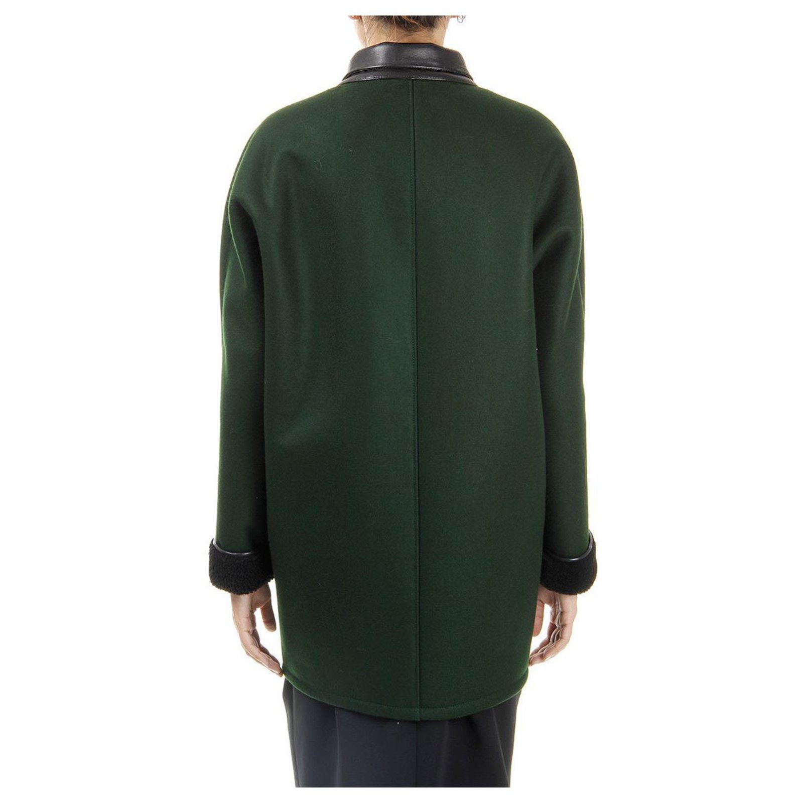 Balenciaga coat brand new Dark green ref.117158 - Joli Closet