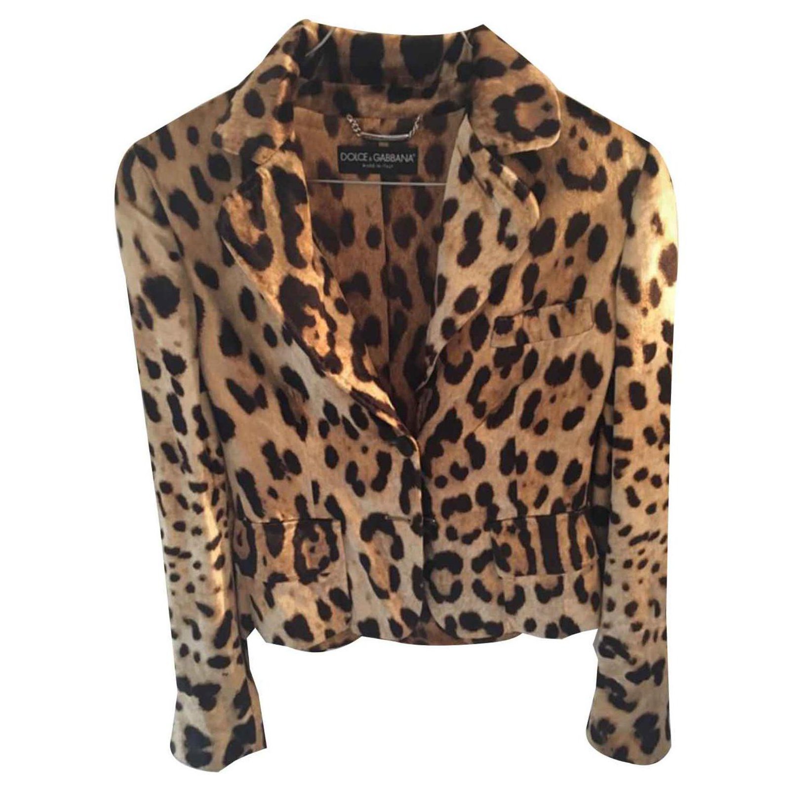 Dolce & Gabbana Jackets Leopard print Velvet ref.117729 - Joli Closet