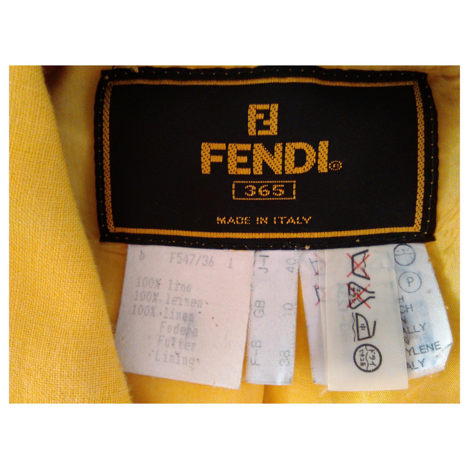 Fendi 365 outlet label