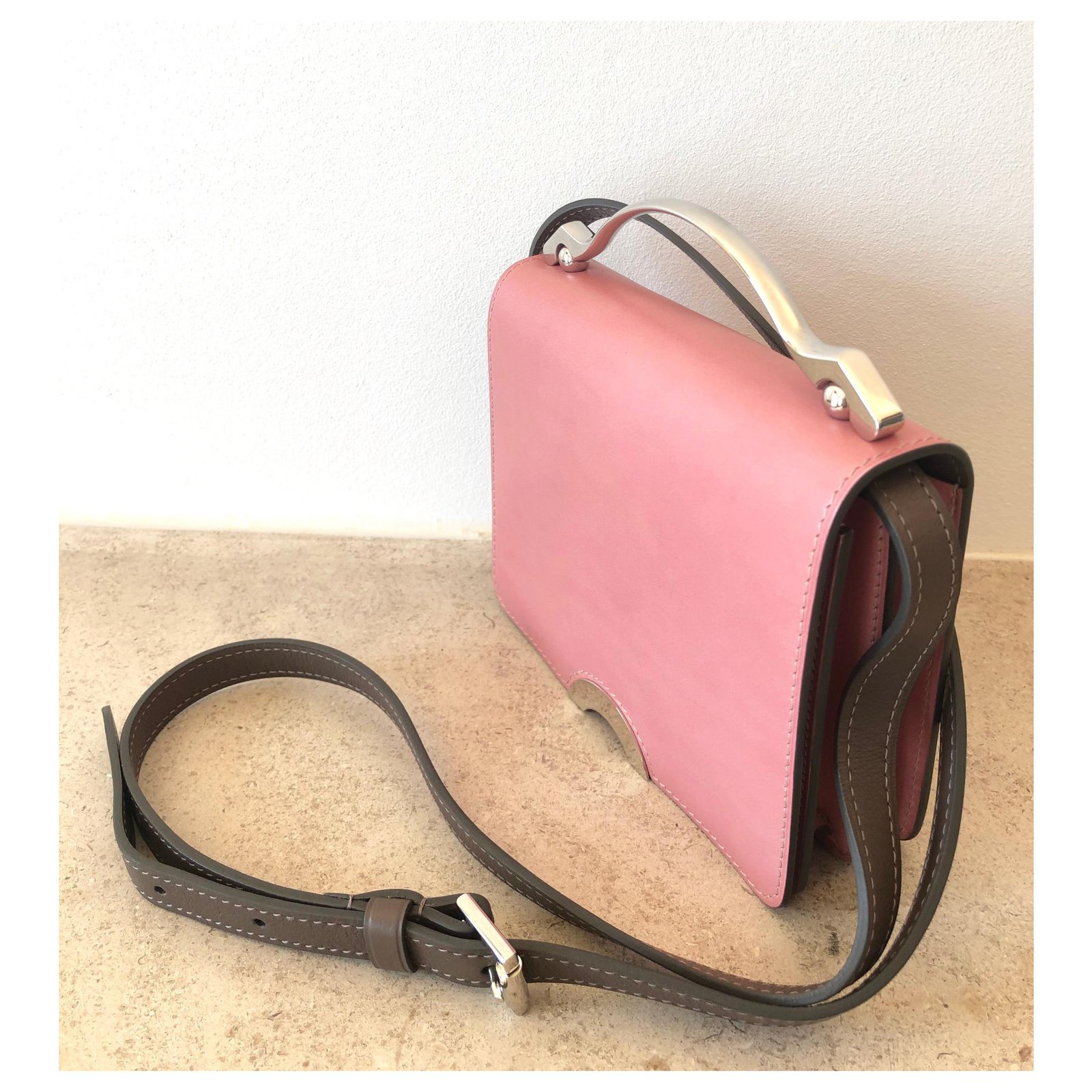 Autre Marque Moynat Tango Pink Leather ref.117784 - Joli Closet