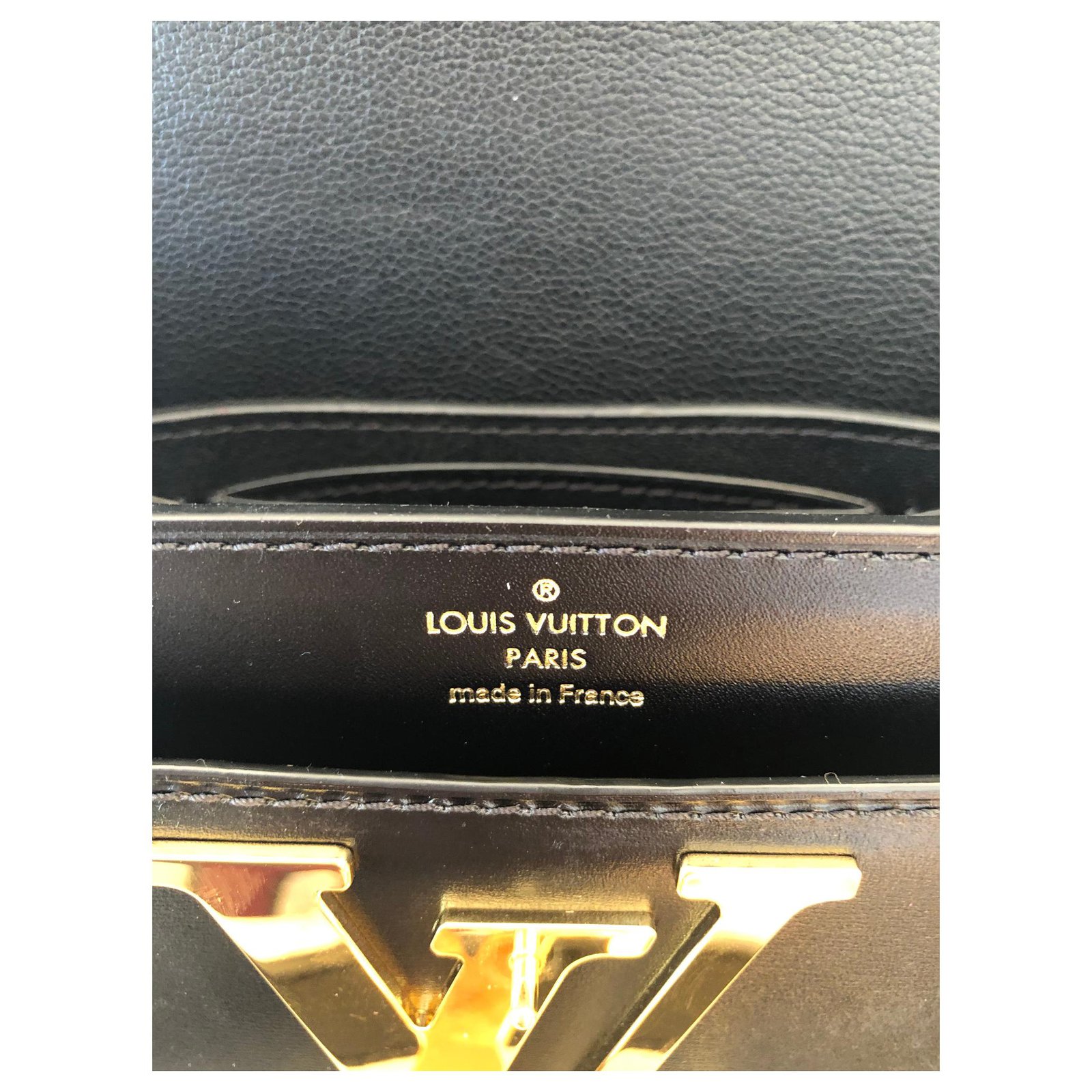 Louis Vuitton Vivienne LV Wallet Calfskin Long Black 2332892