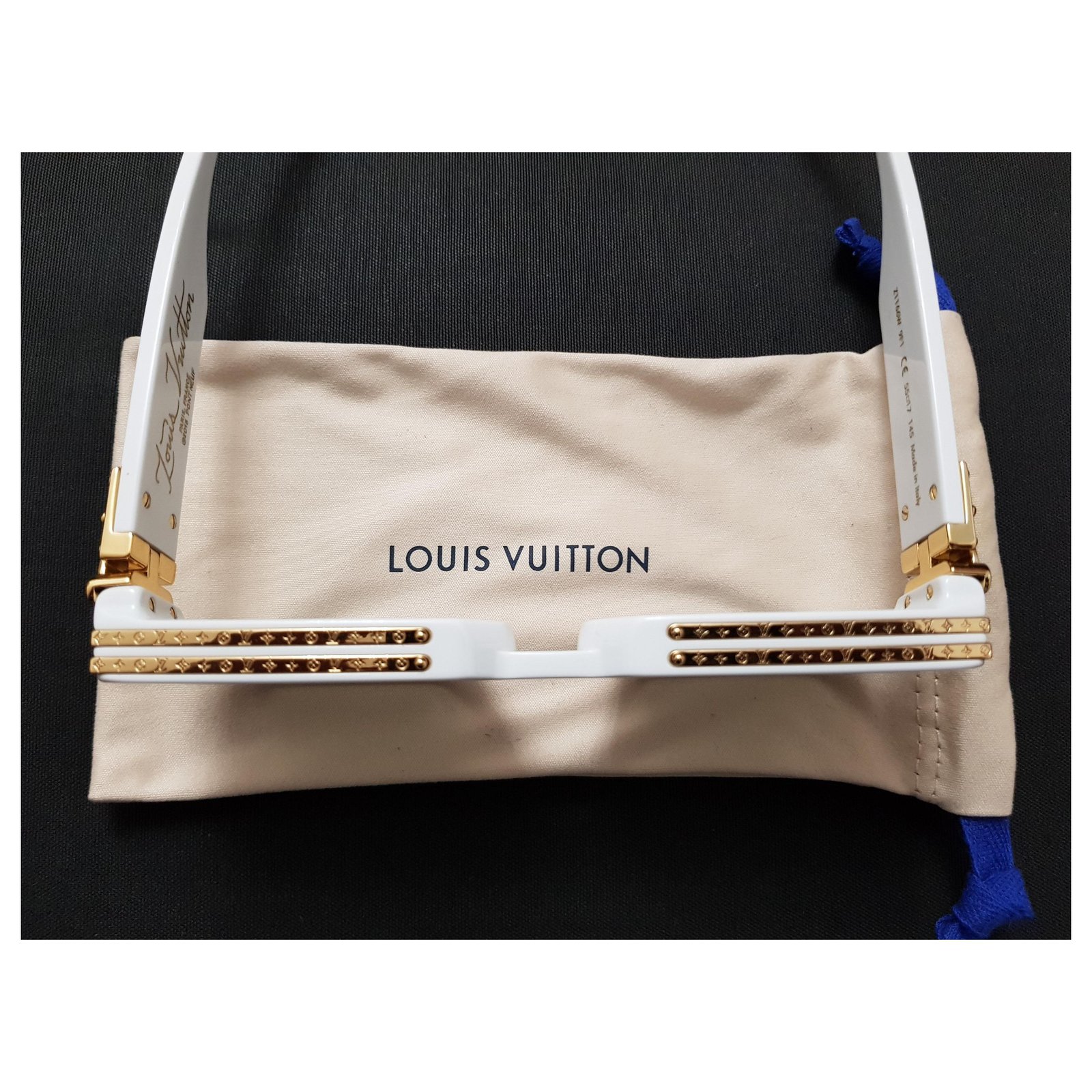 Louis Vuitton millionaires 1.1 White Acetate ref.117854 - Joli Closet