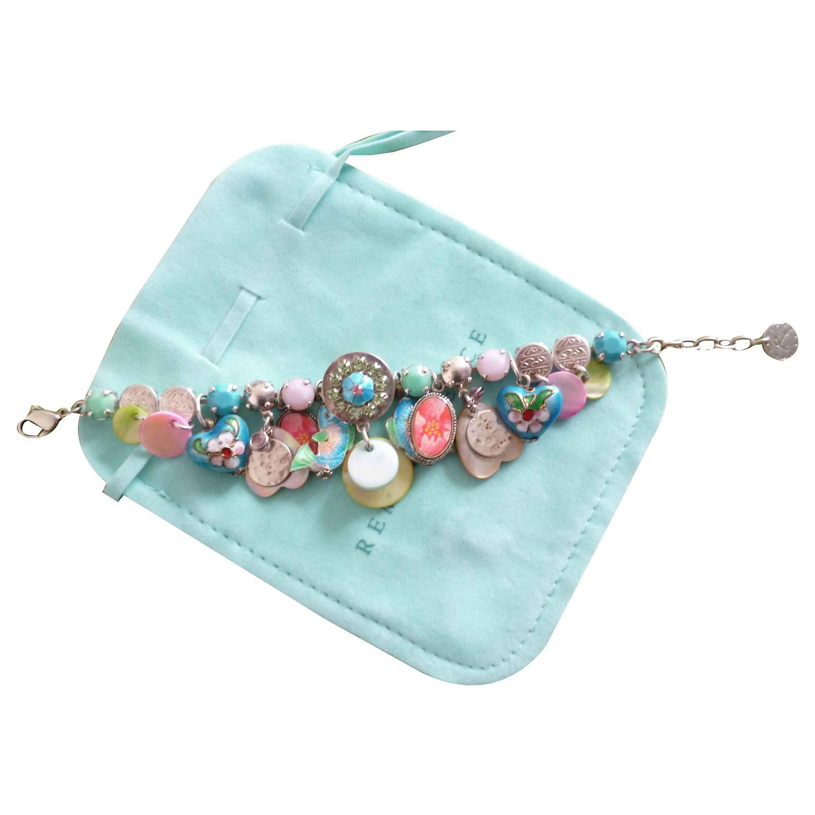 Bracelet Médaillon Reminiscence - Multicolore Avec émaux (Occasion - Très Bon état)