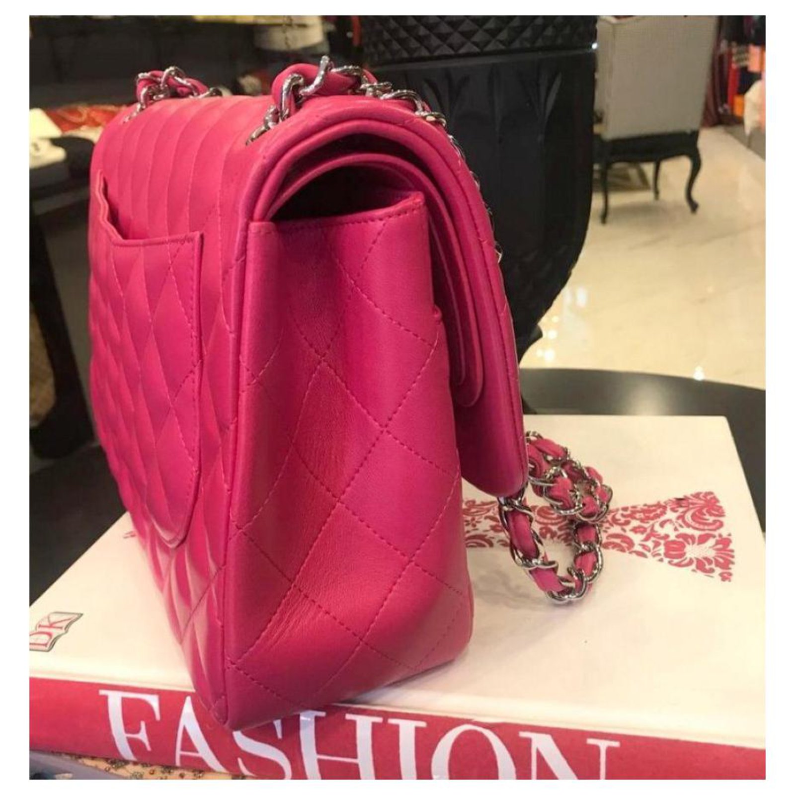 Chanel TIMELESS Pink Leather ref.118123 - Joli Closet