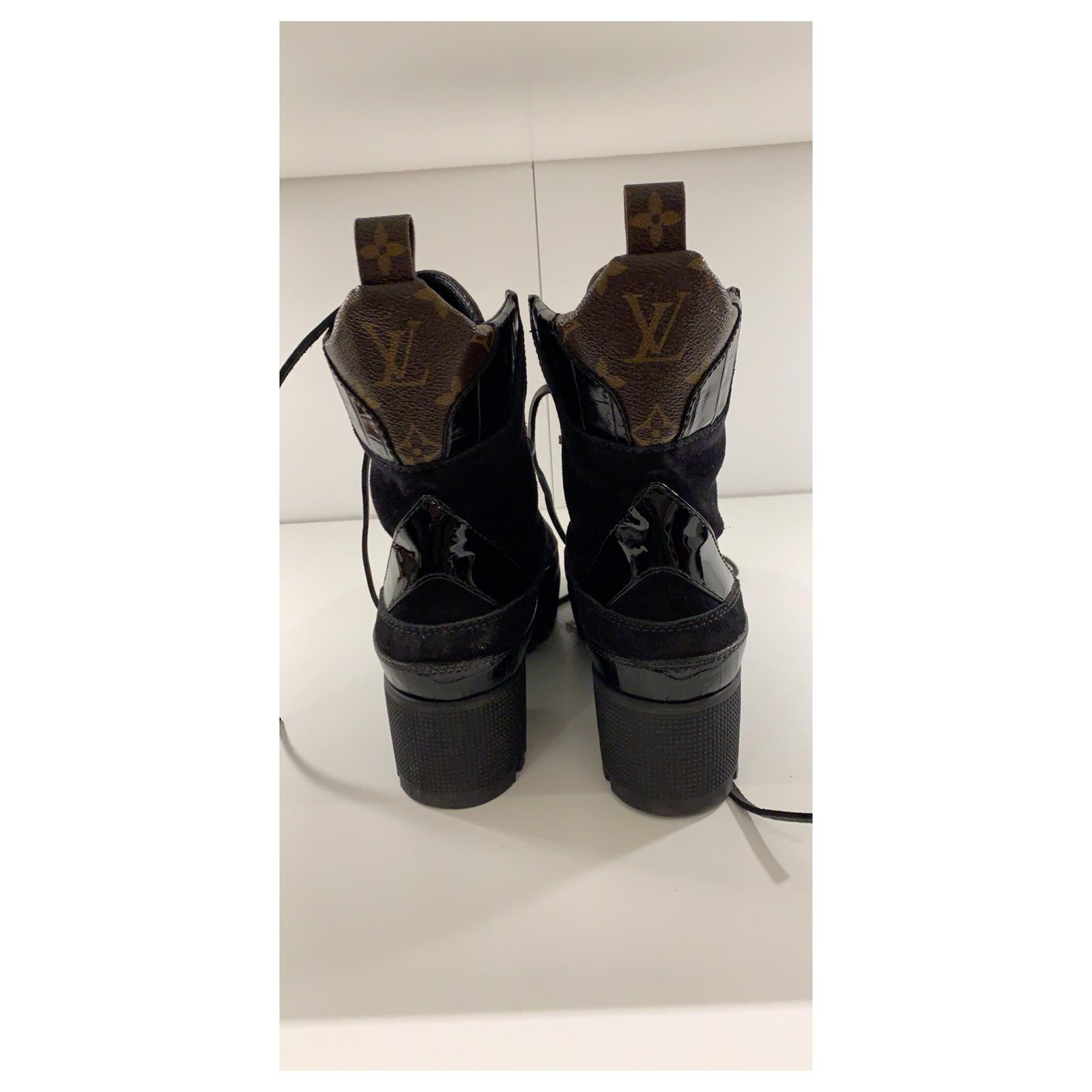Louis Vuitton Boots Chocolate Leather ref.32632 - Joli Closet