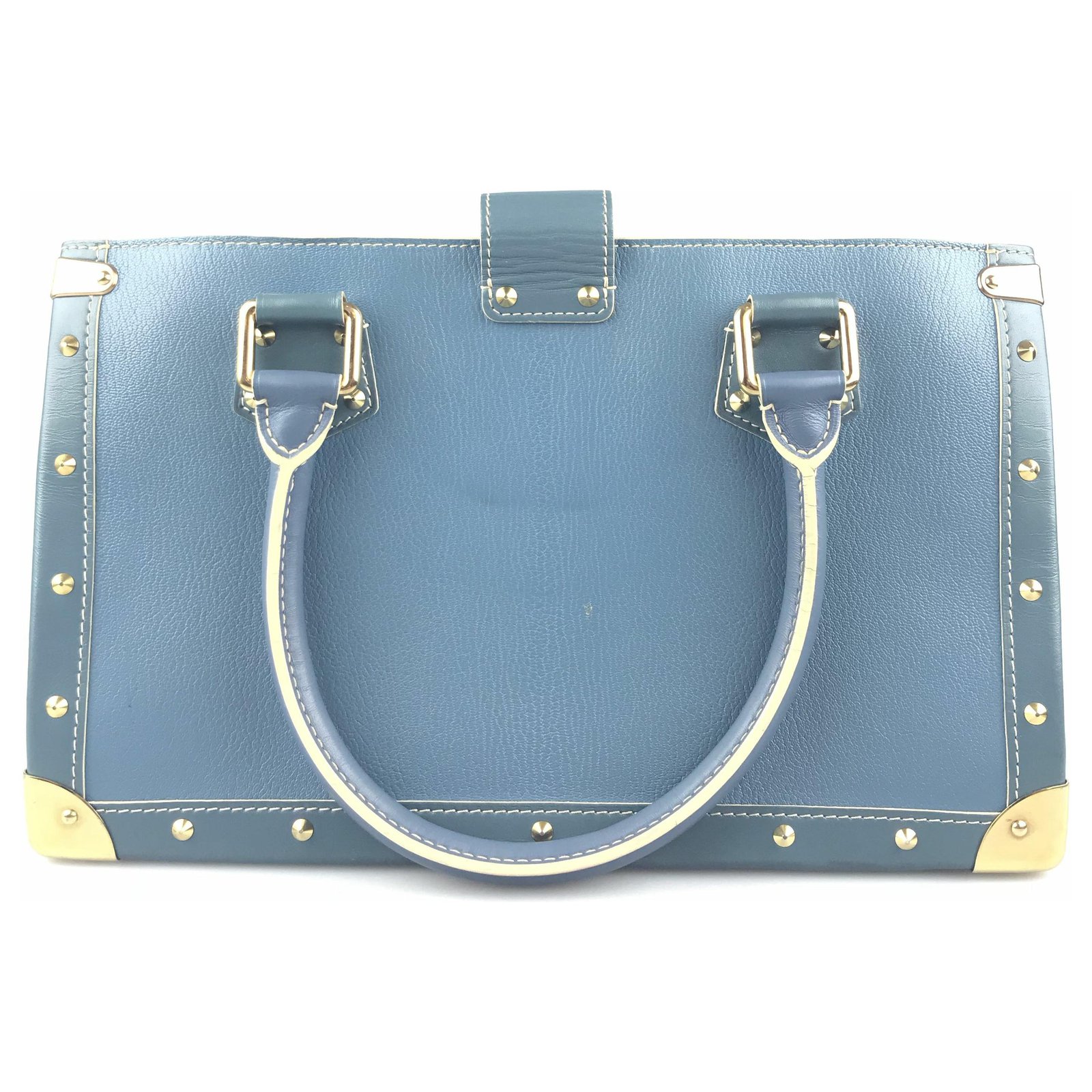 Louis Vuitton, Bags, Louis Vuitton Blue Suhali Le Fabuleux Leather Bag