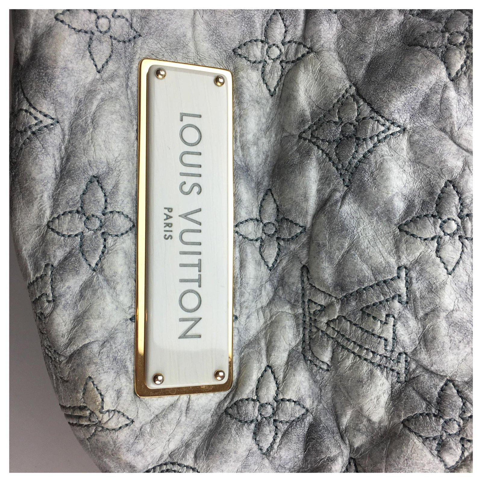 Louis Vuitton Gray Monogram Olympe Nimbus GM Grey Leather ref.119019 - Joli  Closet