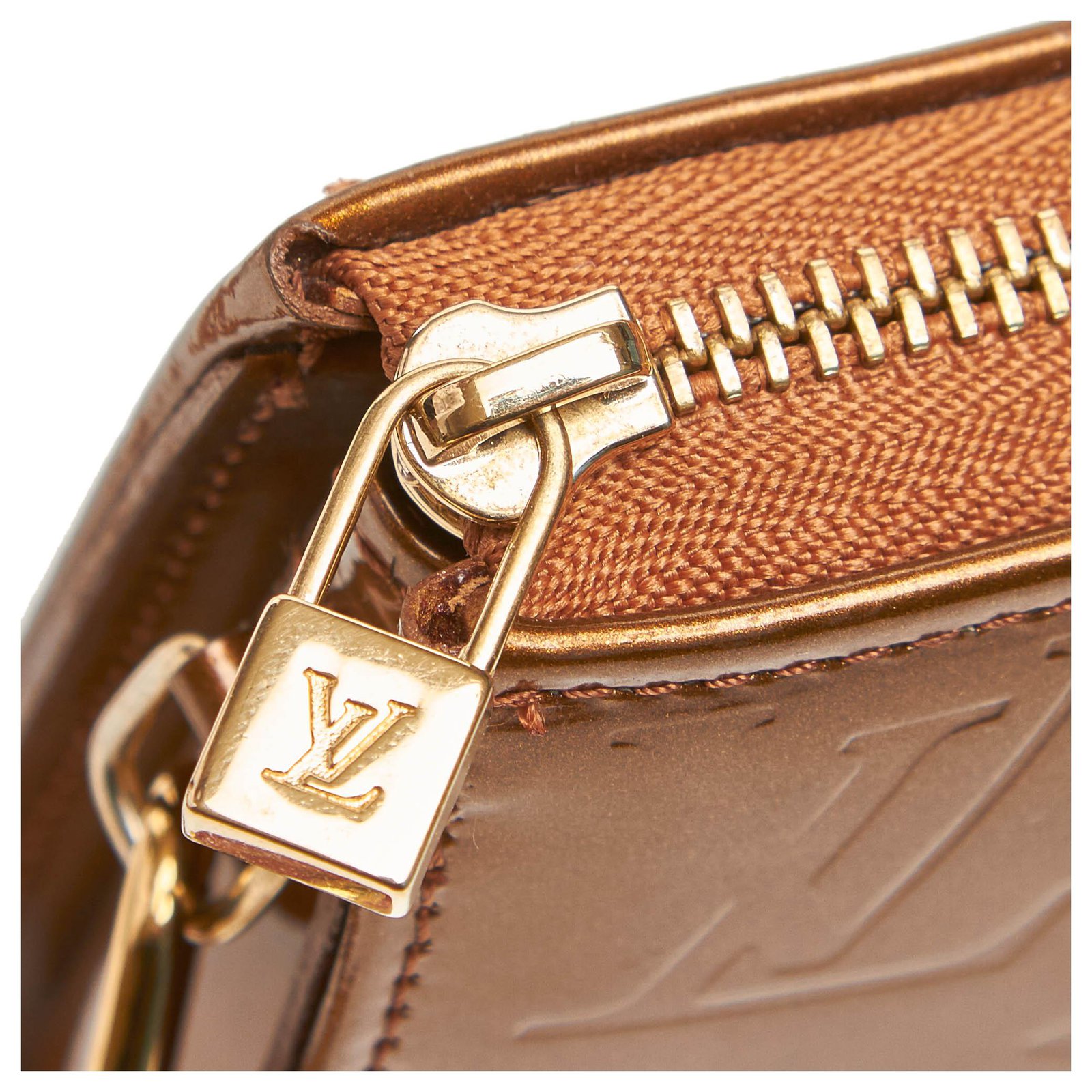 Louis Vuitton Lexington Pochette Bronze Vernis 867660 Brown