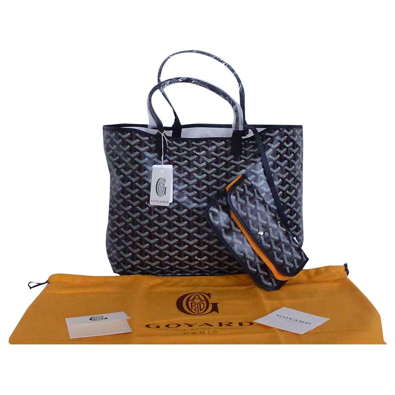 goyard saint louis bag Black Cloth ref.619011 - Joli Closet