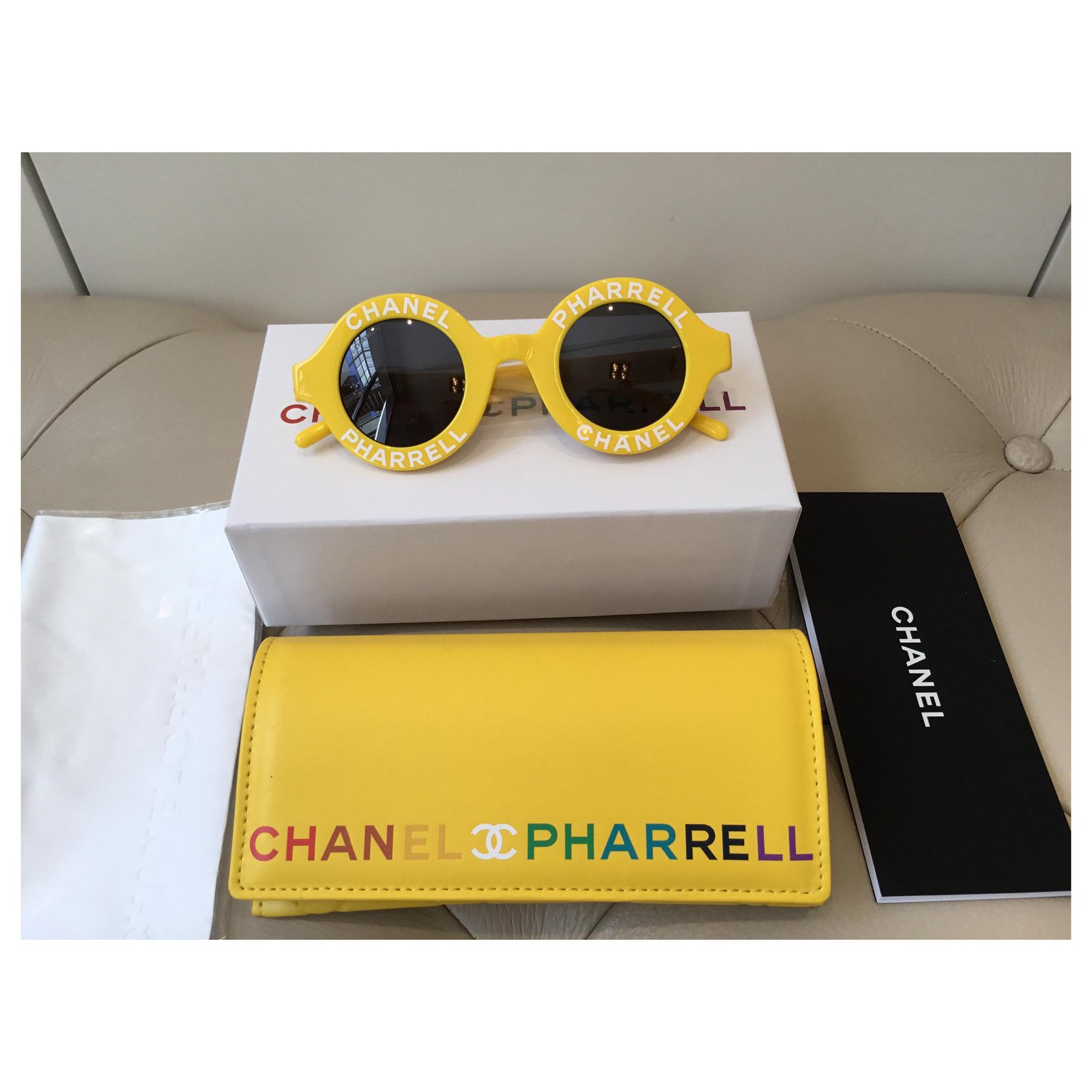 Chanel x Pharrell Capsule Collection Green Sunglasses NEW For Sale at  1stDibs  green chanel sunglasses chanel x pharrell sunglasses chanel  pharrell sunglasses