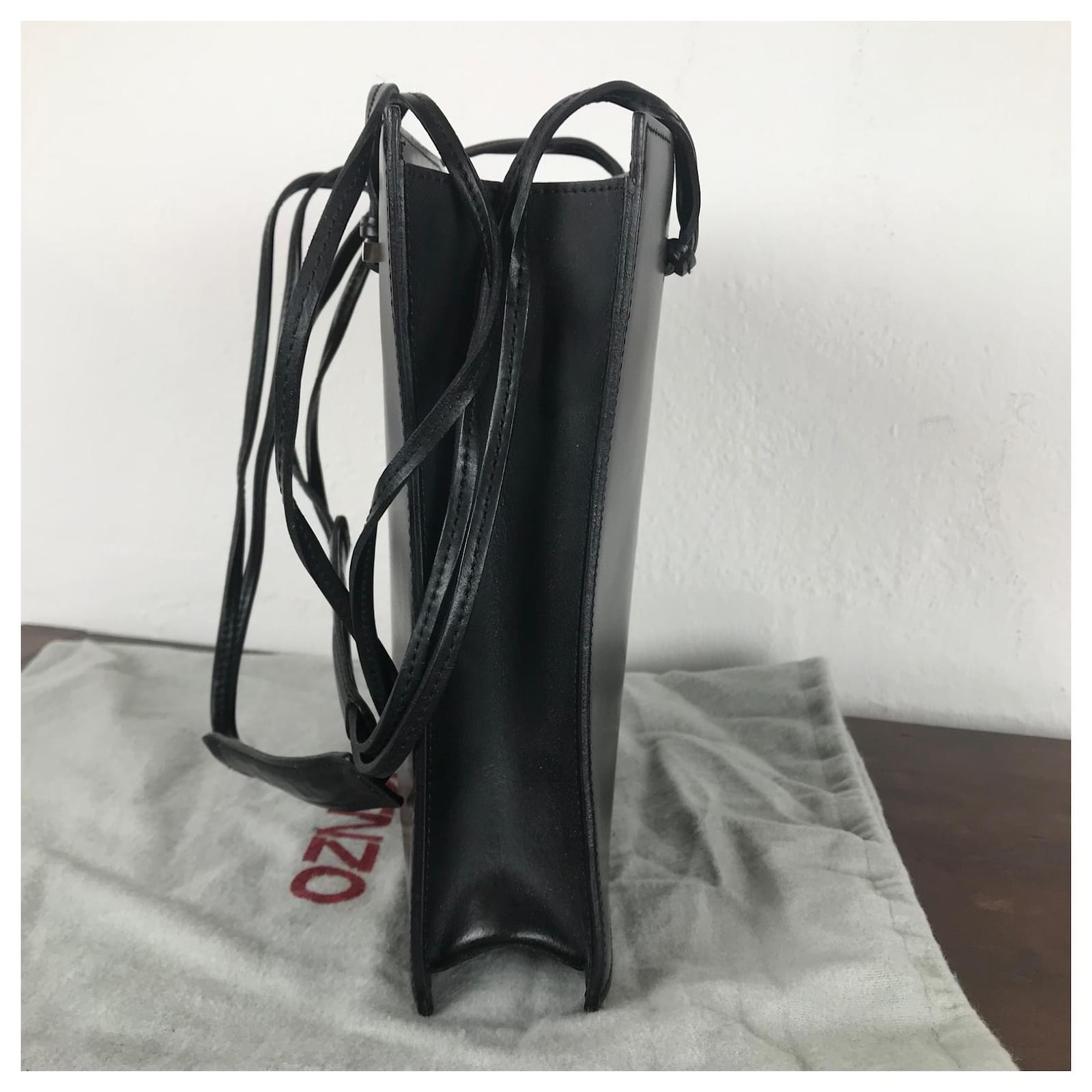 Sac Kenzo Cuir Noir ref.120025 - Joli Closet