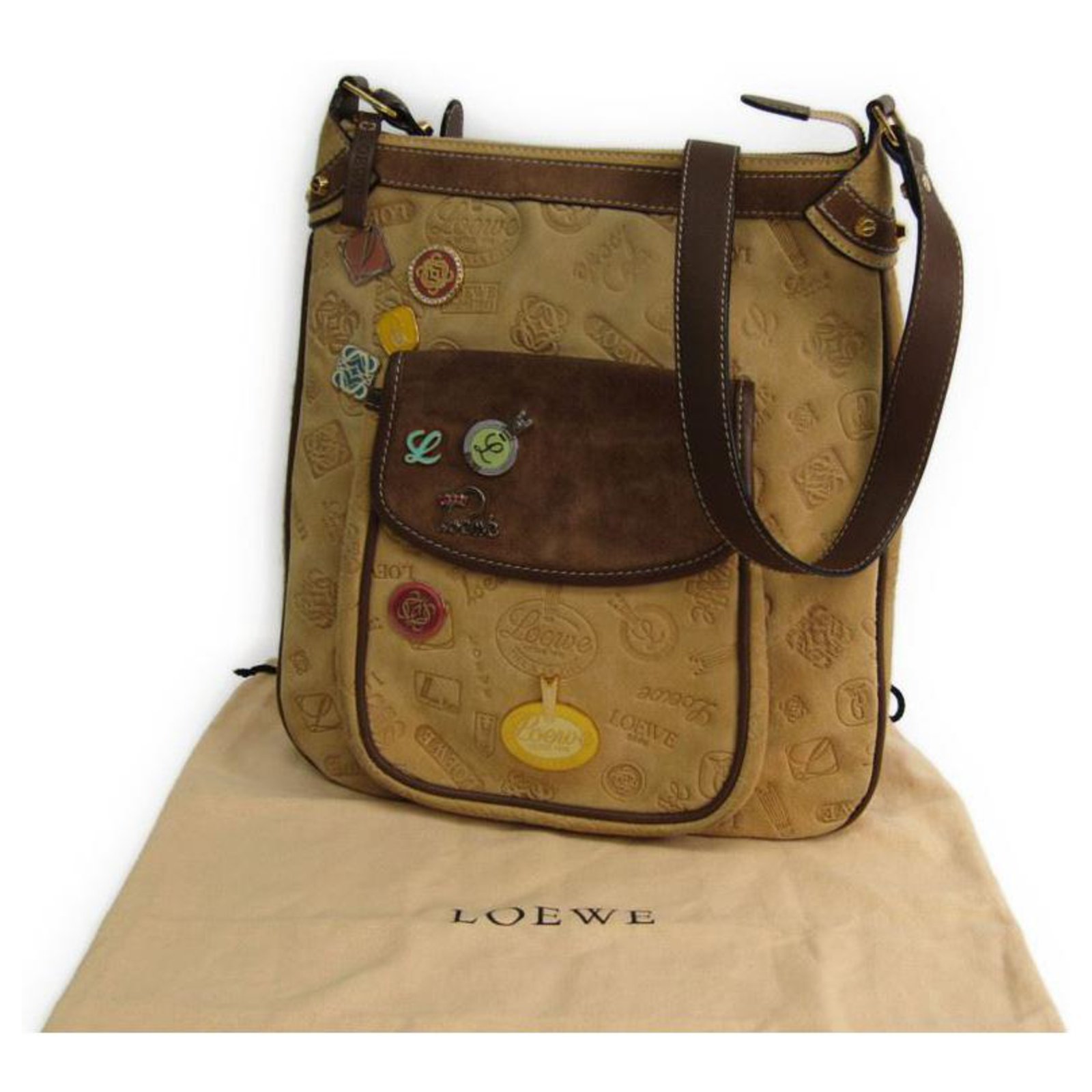 Loewe 160th Anniversary Logo Frame Handle Bag - Neutrals Handle