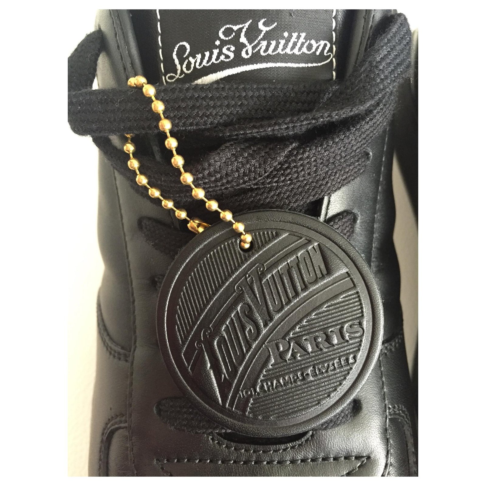 Louis Vuitton® Rivoli Sneaker Black. Size 12.0  Louis vuitton, Sneakers  black, Sneaker collection