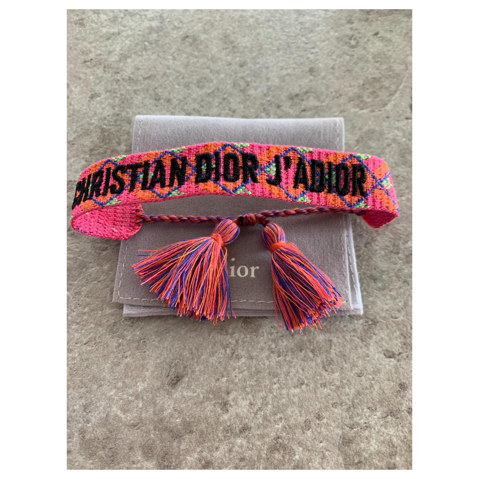 J'adior cloth bracelet Dior Pink in Cloth - 21234310