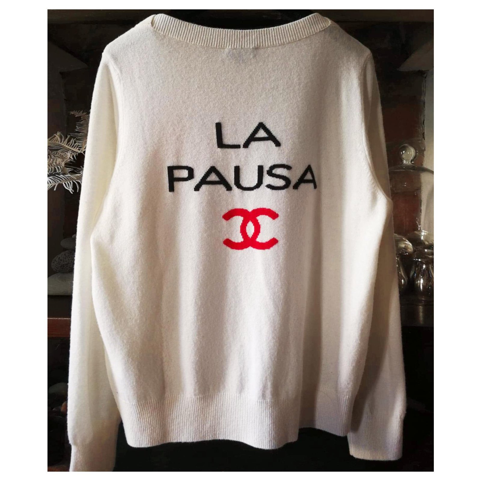 Chanel Pre-owned 2019 La Pausa graphic-print T-Shirt - Blue
