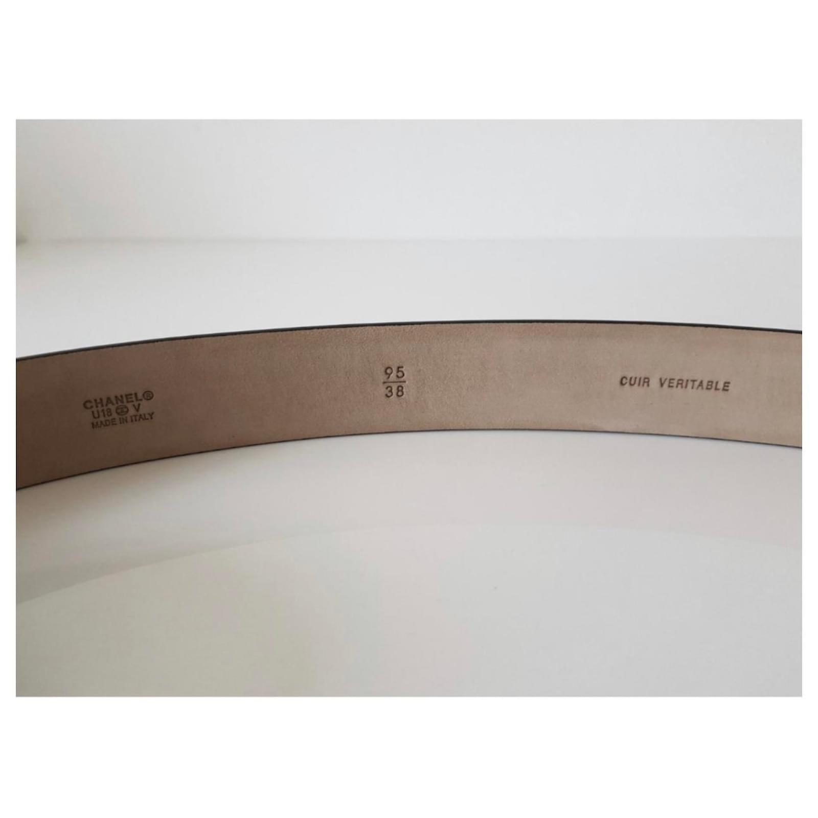 Ceinture en cuir, noire - sur la boutique en ligne