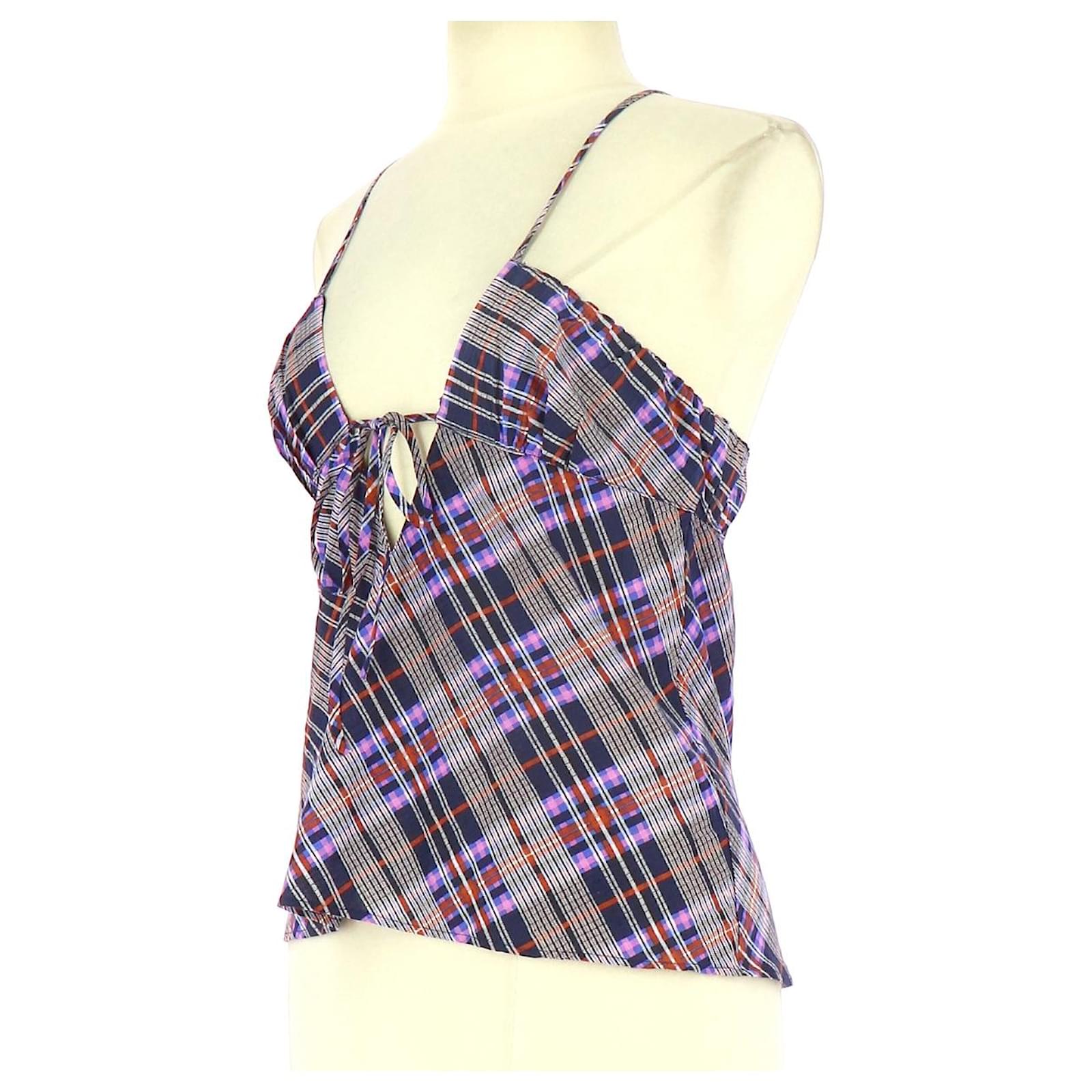 Vanessa Bruno Top Coton Multicolore ref.122352 Joli Closet