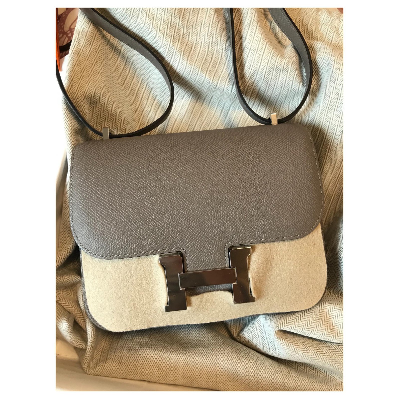 Hermès Constance Grey Leather ref.122682 - Joli Closet