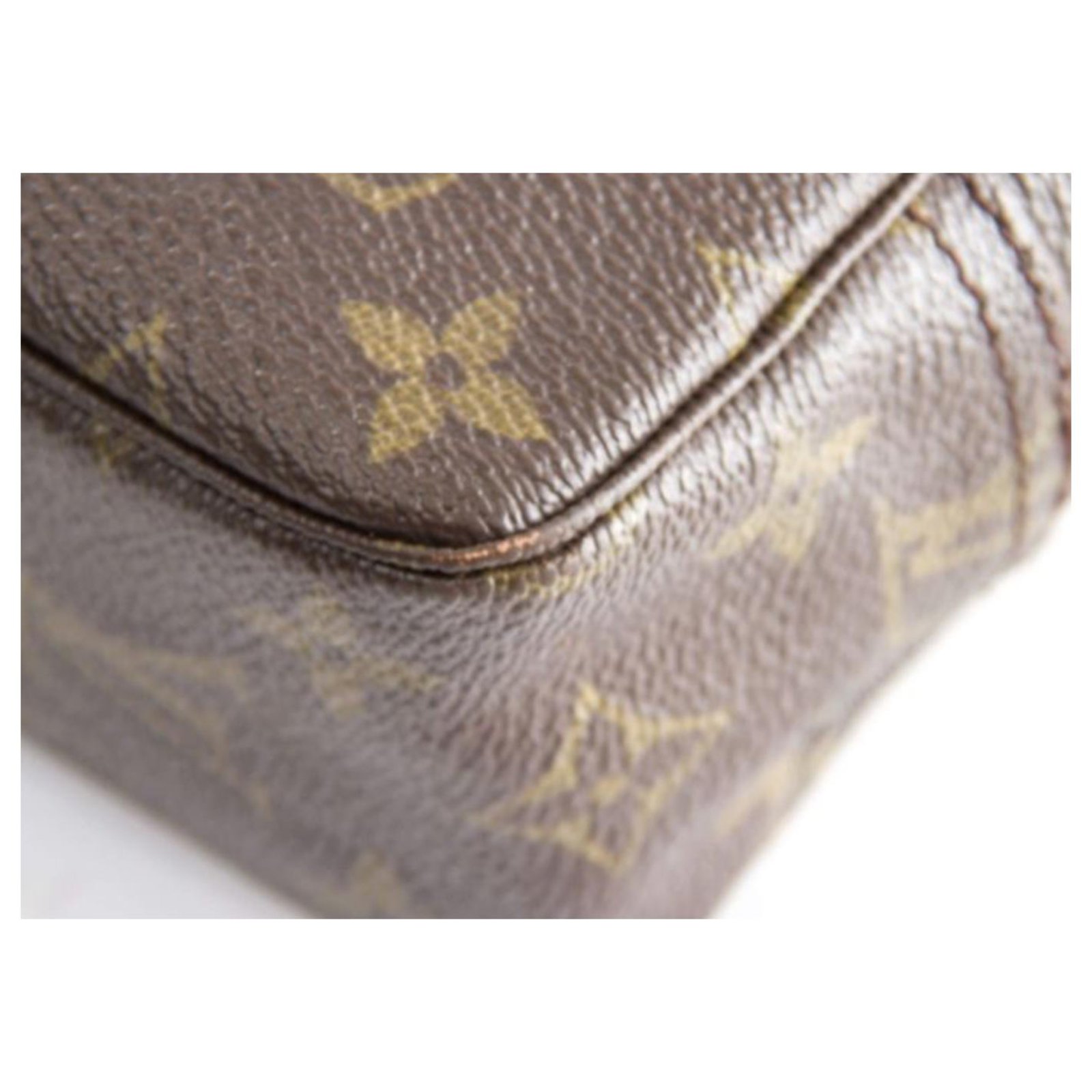 Louis Vuitton - Trousse de toilette - Vintage Brown Leather Cloth  ref.122701 - Joli Closet