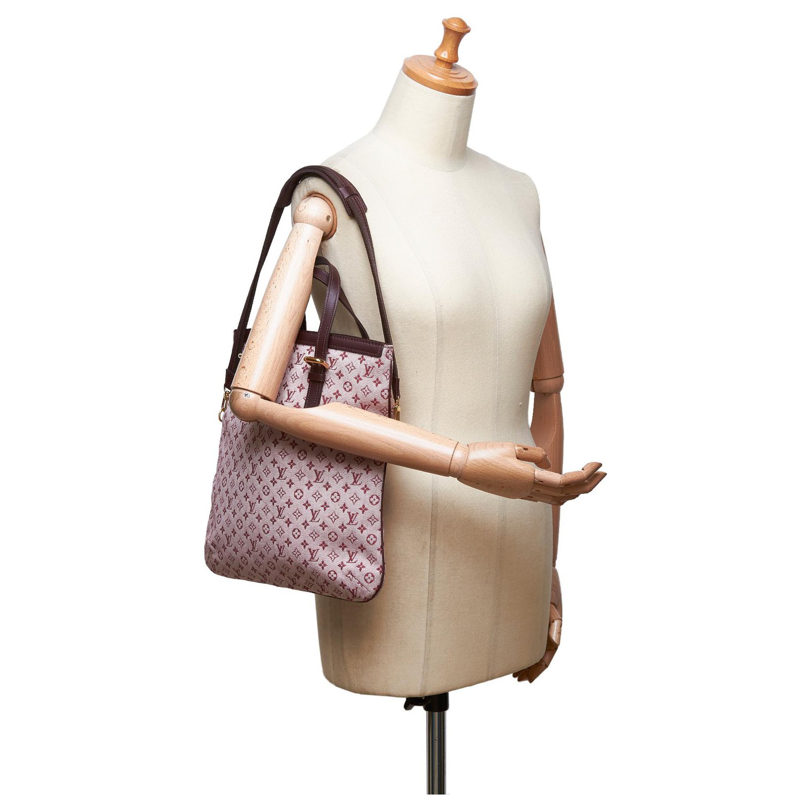 Auth Louis Vuitton Francoise Light Brown #2353L15