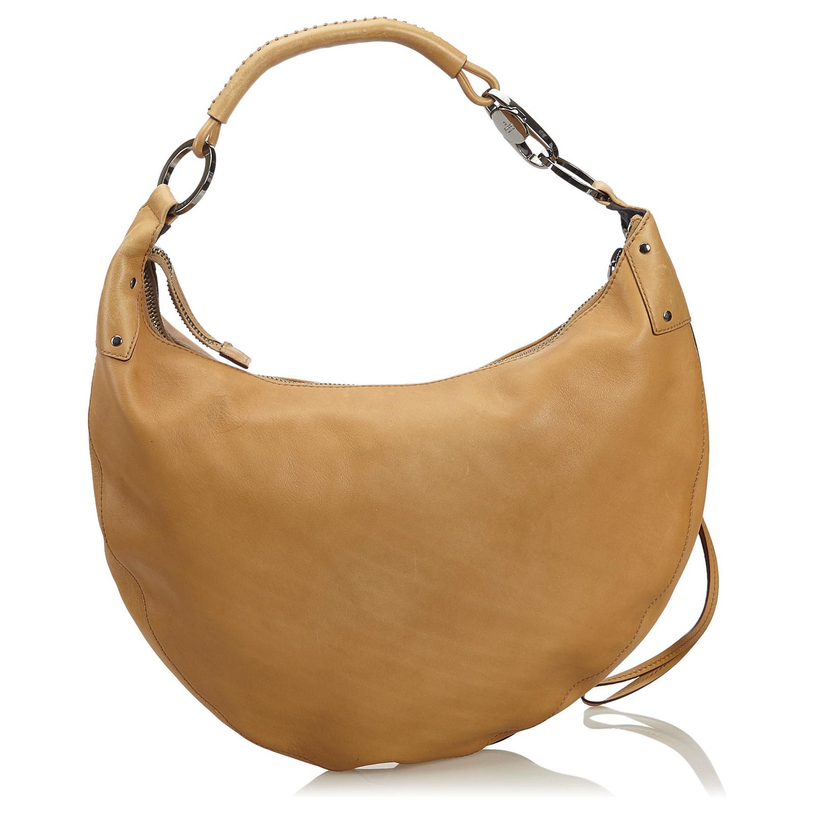 Hobo handbag Gucci Brown in Suede - 36152063