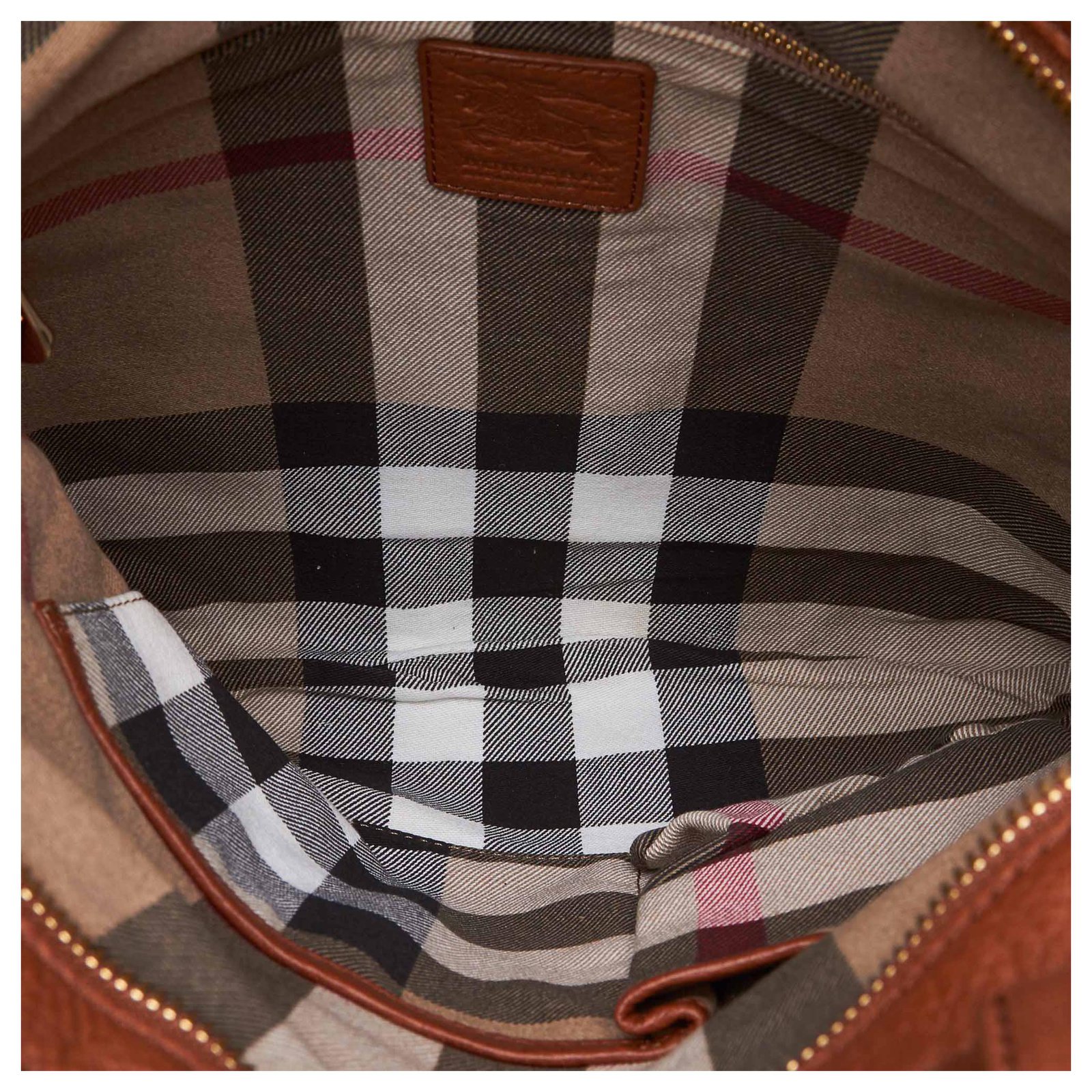 Cloth tote Burberry Ecru in Cloth - 33533143