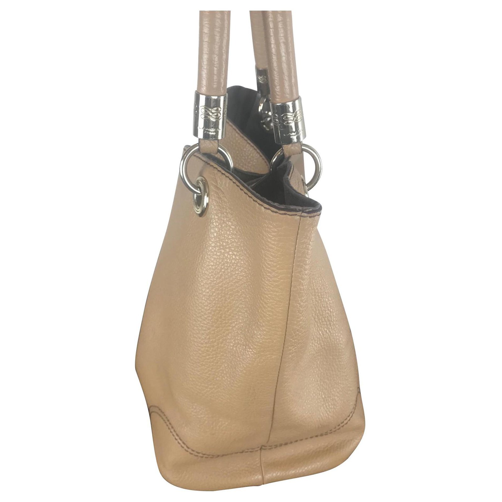 French Flair de Lancel Cuir Beige ref.122989 Joli Closet