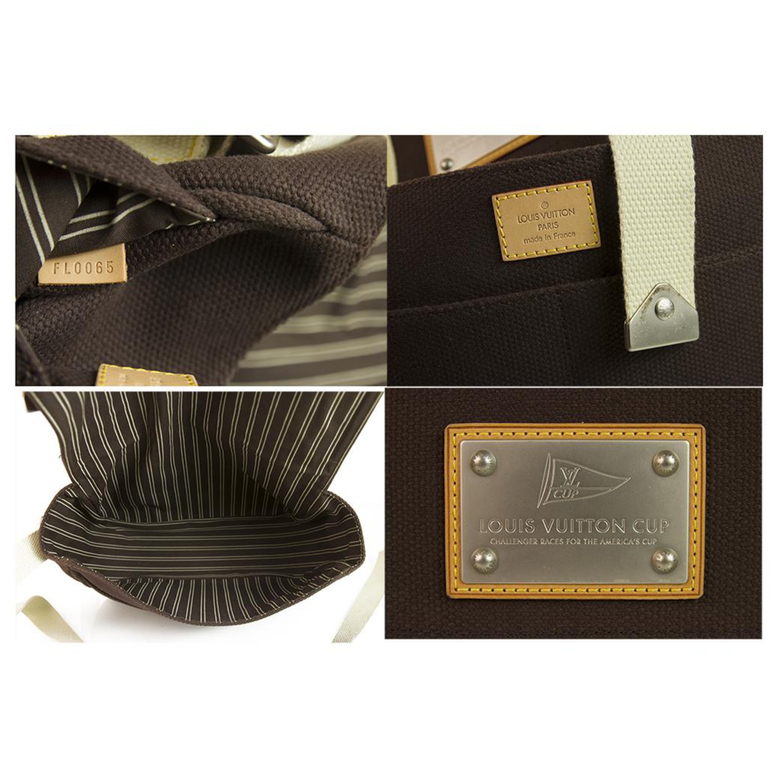 Louis Vuitton Besace LV Cup Chocolate Brown Antigua Canvas Shoulder Bag  mint Cotton ref.123424 - Joli Closet