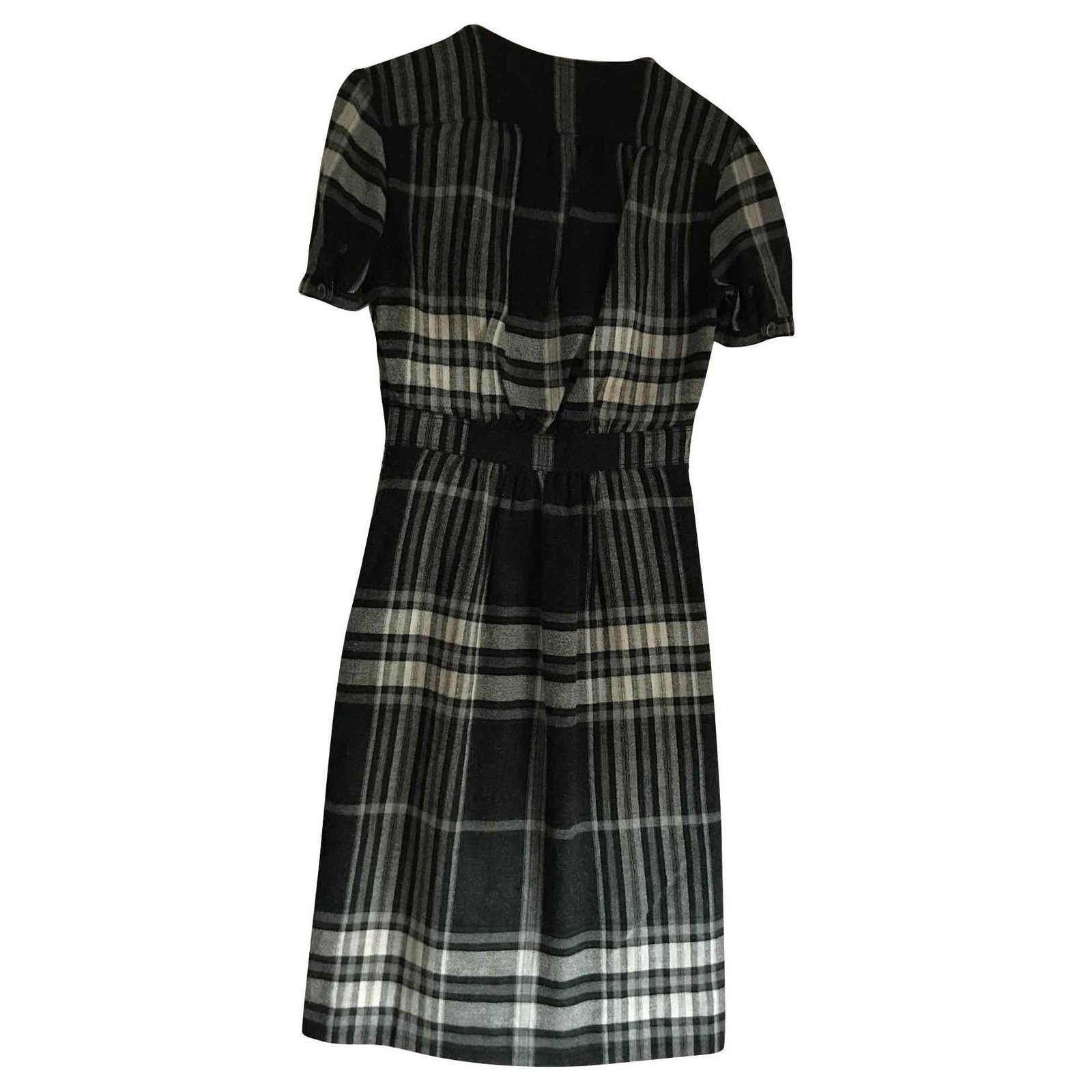 Burberry Brit Dresses Grey Wool ref.123756 - Joli Closet