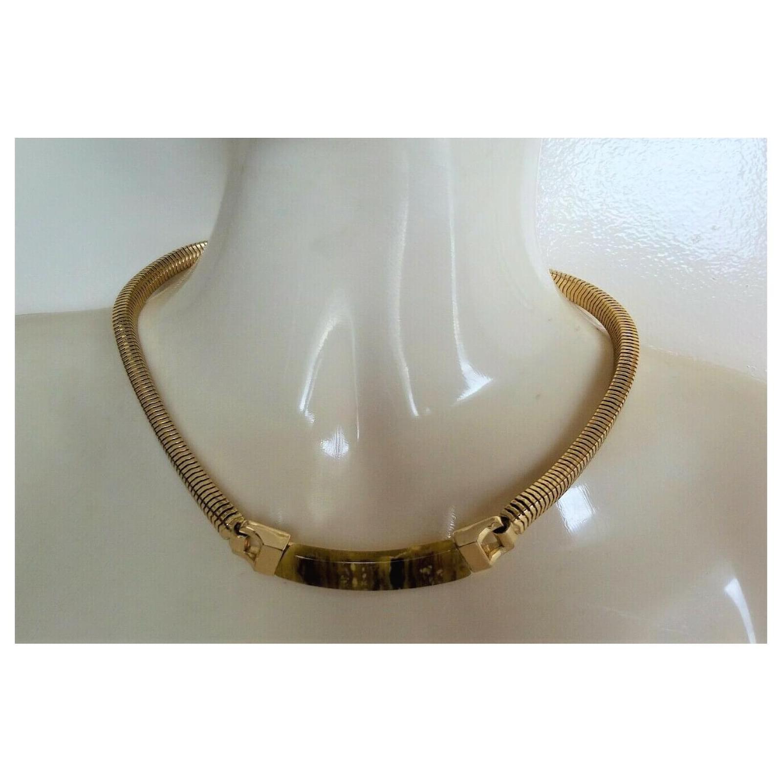 Collier Vintage Madewell Multicouches - Ton Or - Métal Doré - 17 Pouces