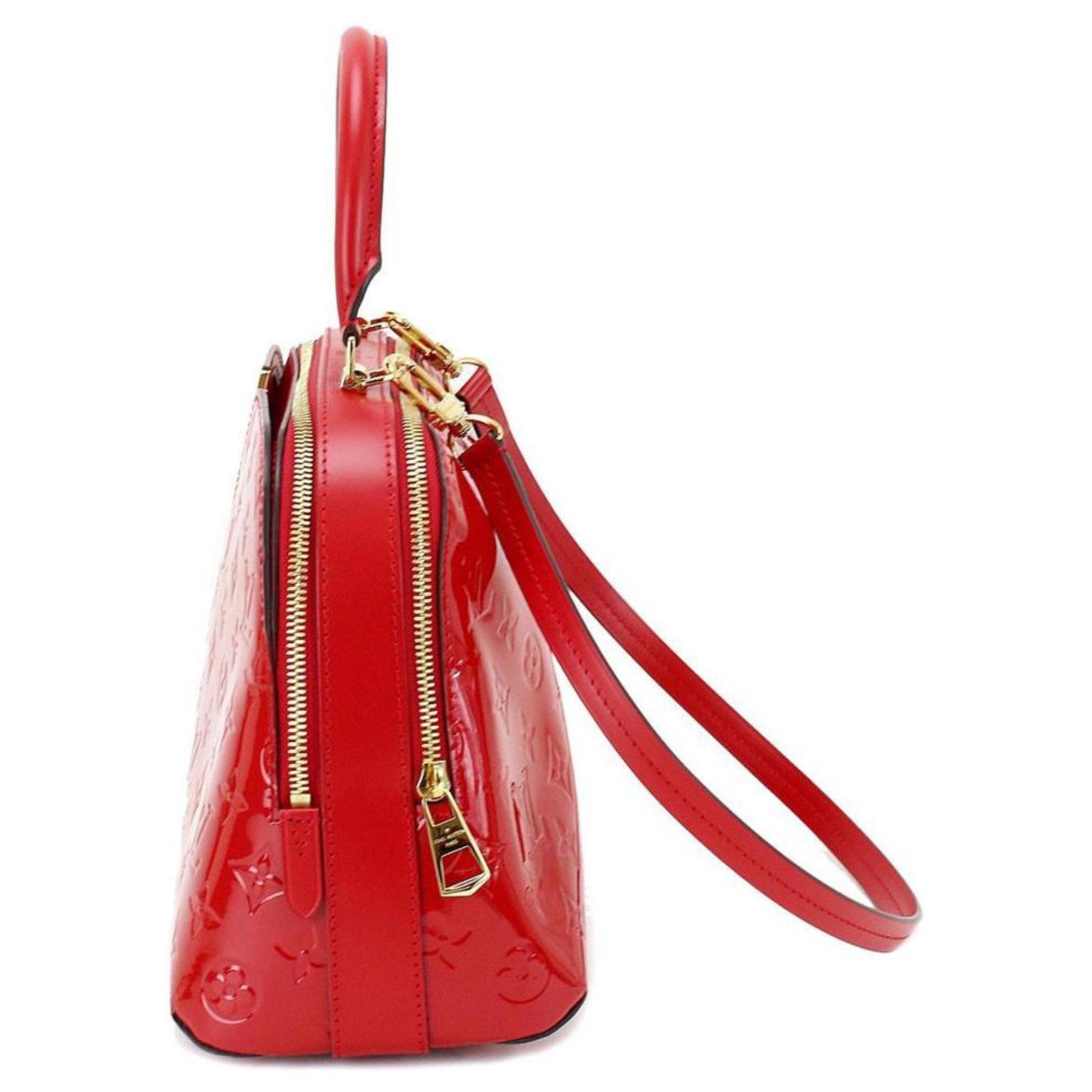 Melrose bag in red patent leather